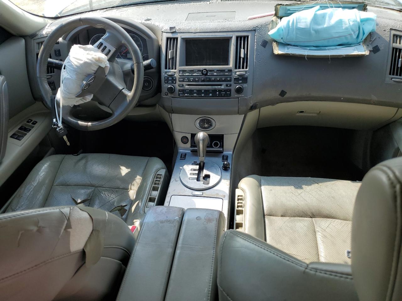 2005 Infiniti Fx35 Белый vin: JNRAS08W05X220776