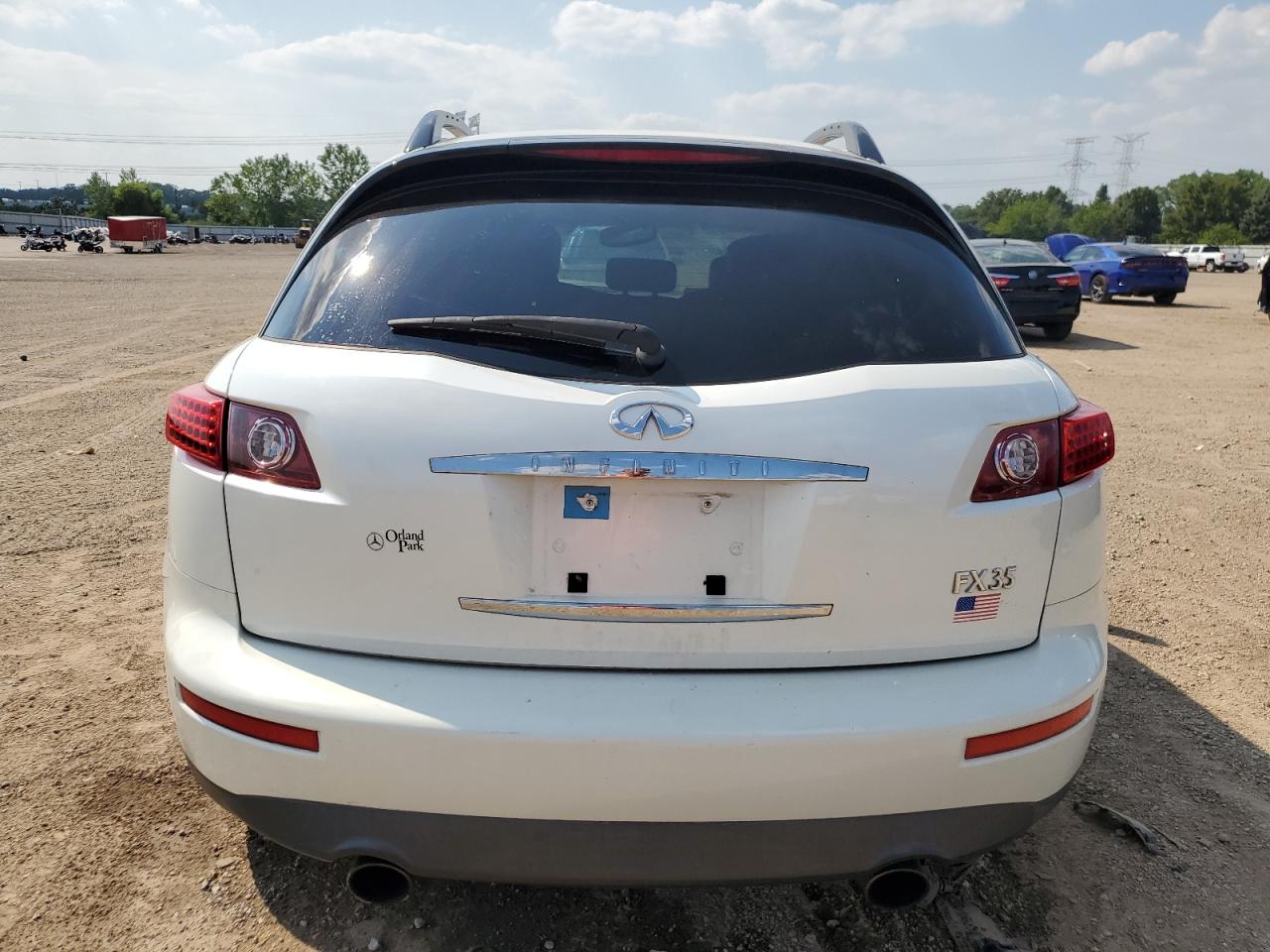 2005 Infiniti Fx35 Белый vin: JNRAS08W05X220776