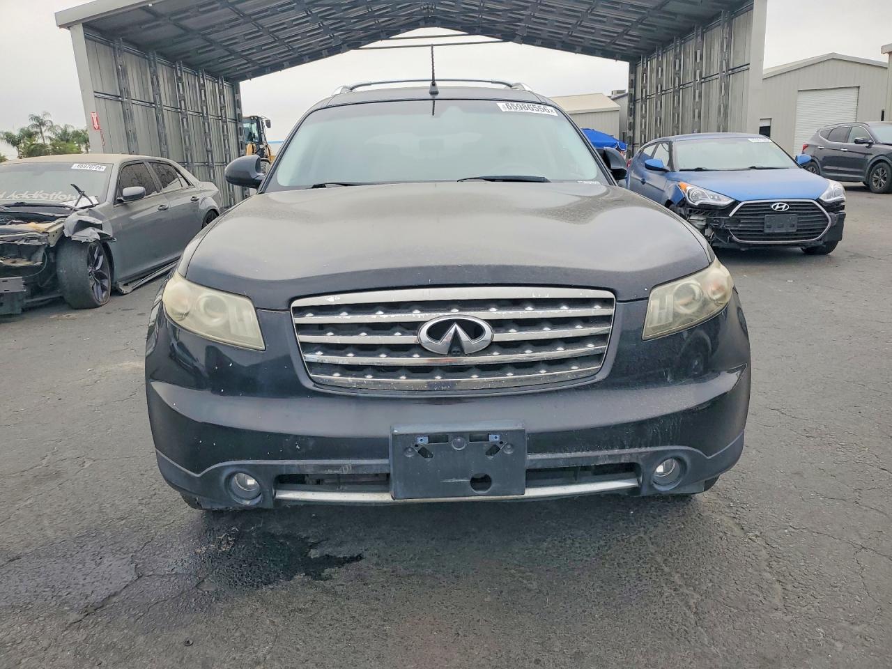 2006 Infiniti Fx35 Base Black vin: JNRAS08W06X203316