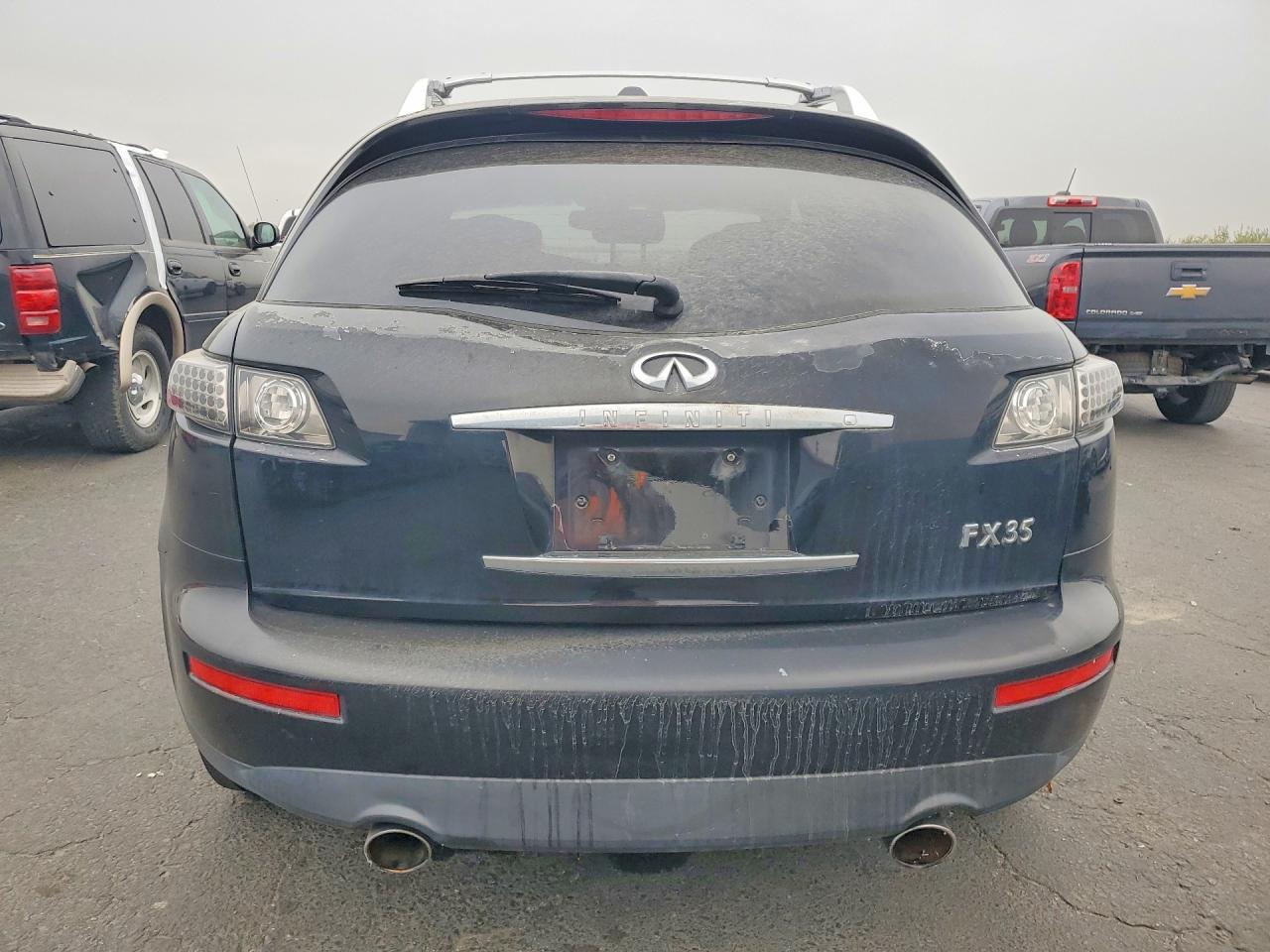 2006 Infiniti Fx35 Base Black vin: JNRAS08W06X203316