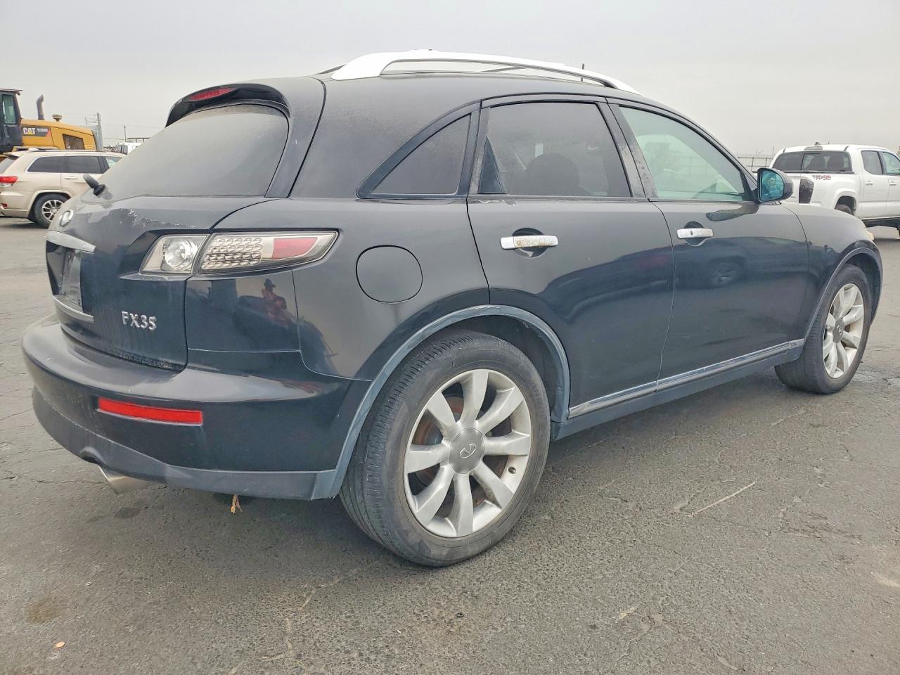 2006 Infiniti Fx35 Base Black vin: JNRAS08W06X203316