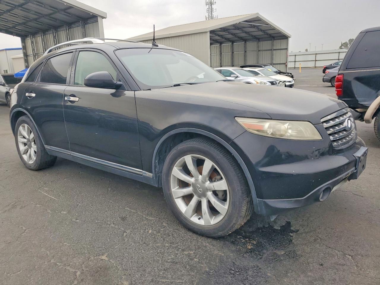 2006 Infiniti Fx35 Base Black vin: JNRAS08W06X203316