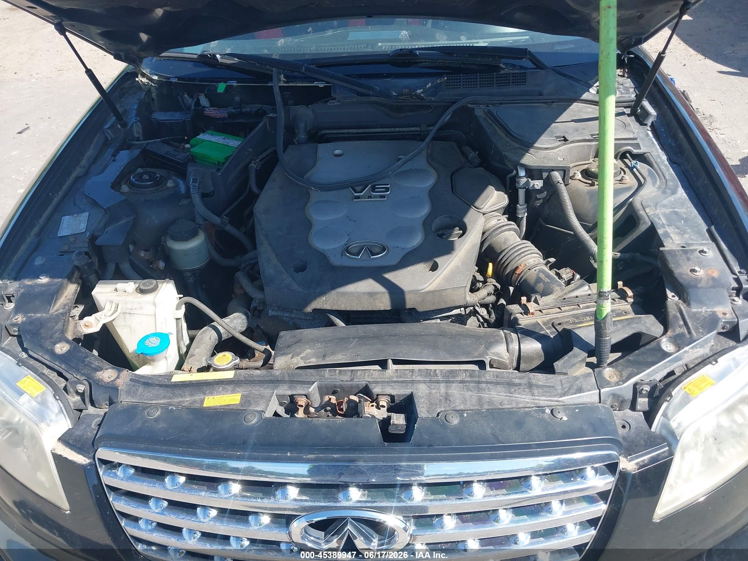 2006 Infiniti Fx35   Black vin: JNRAS08W06X203851