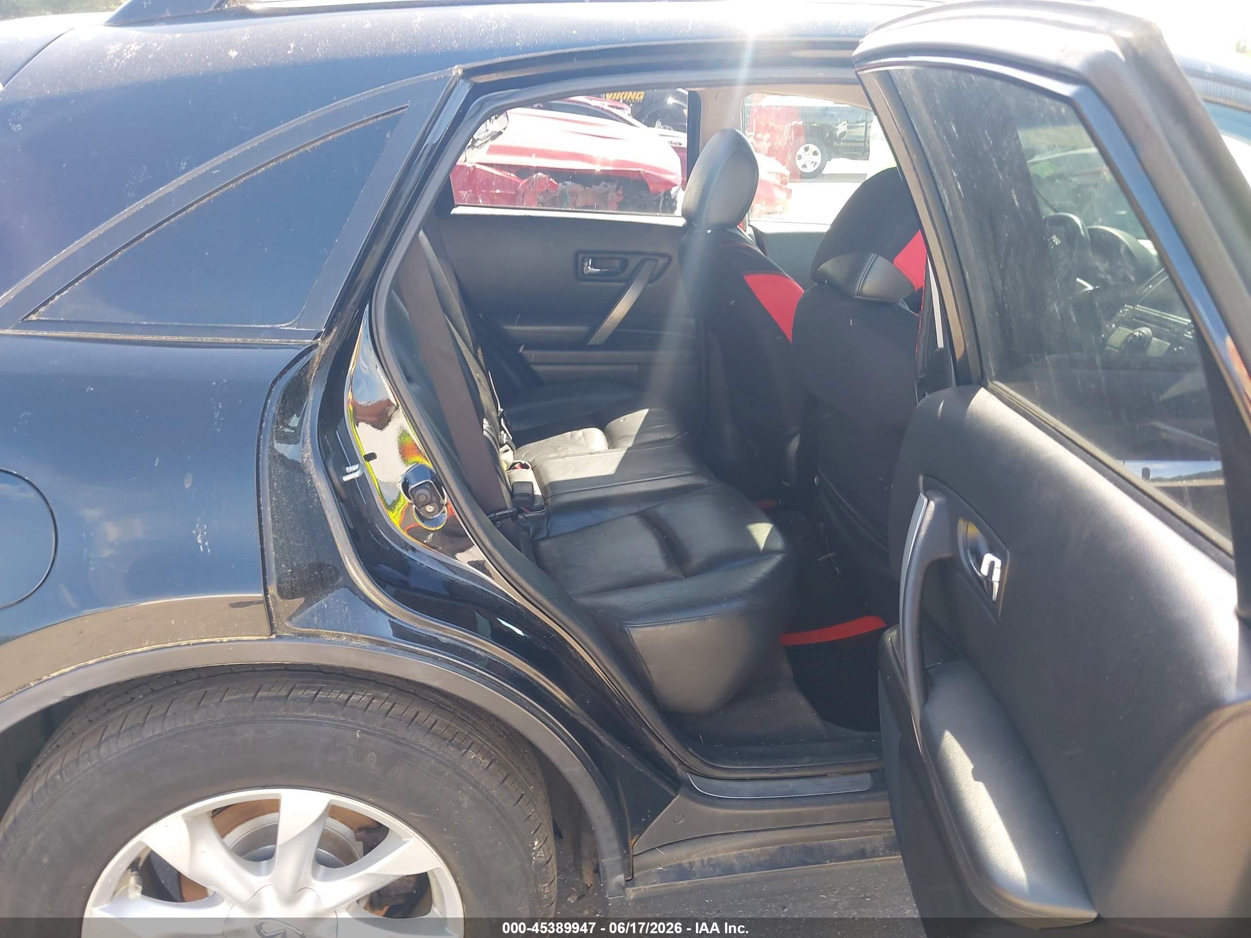 2006 Infiniti Fx35   Black vin: JNRAS08W06X203851