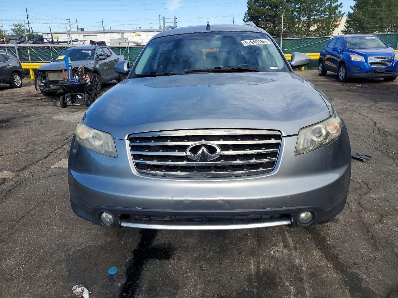 2006 Infiniti Fx35 Base Silver vin: JNRAS08W06X205499