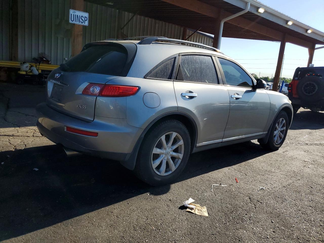 2006 Infiniti Fx35 Base Gray vin: JNRAS08W06X208399