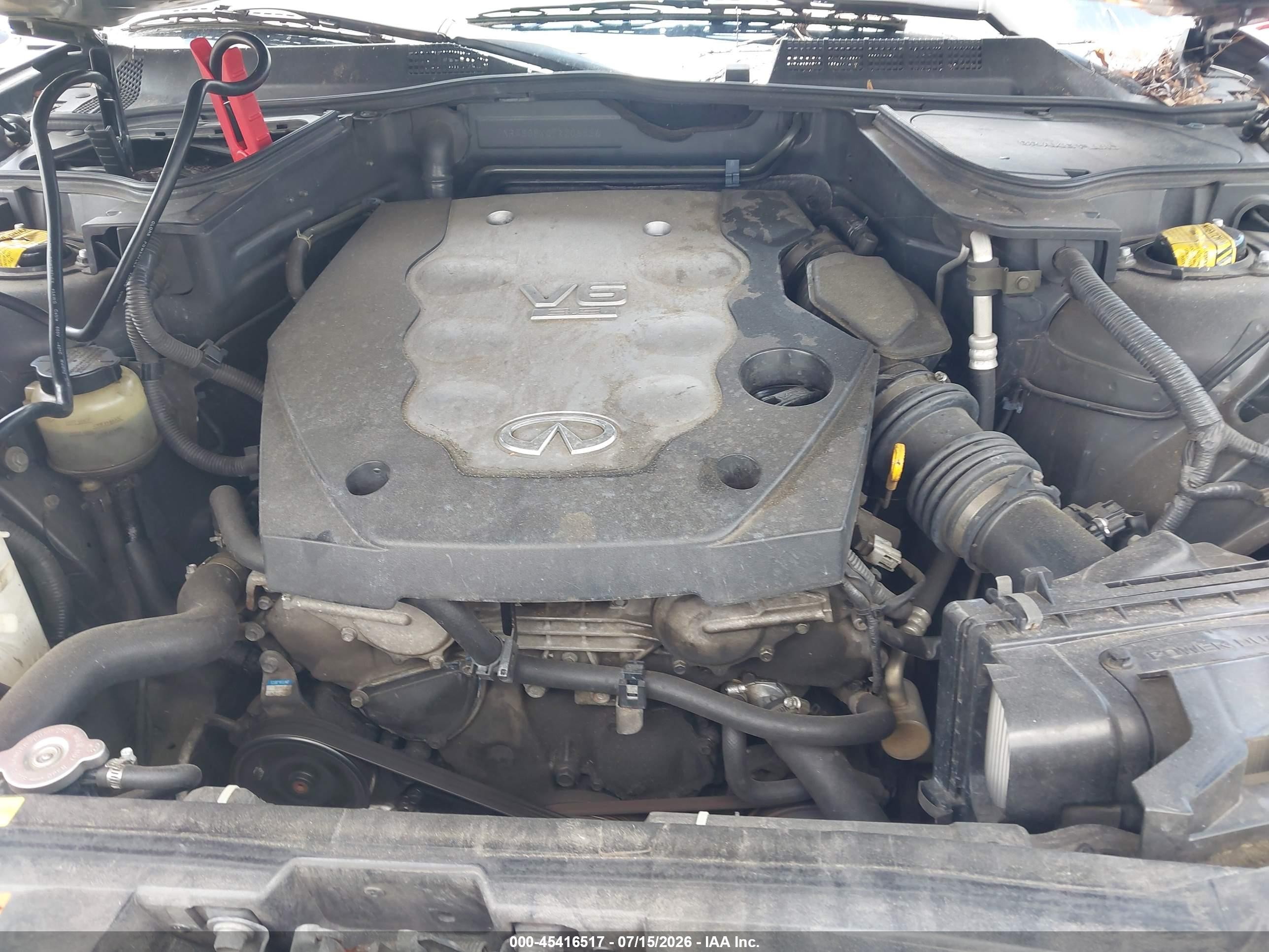 2007 Infiniti Fx35   Черный vin: JNRAS08W07X206556