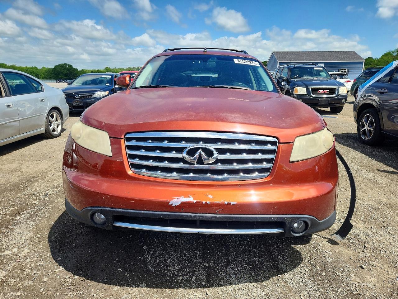 2008 Infiniti Fx35 Base Orange vin: JNRAS08W08X205764