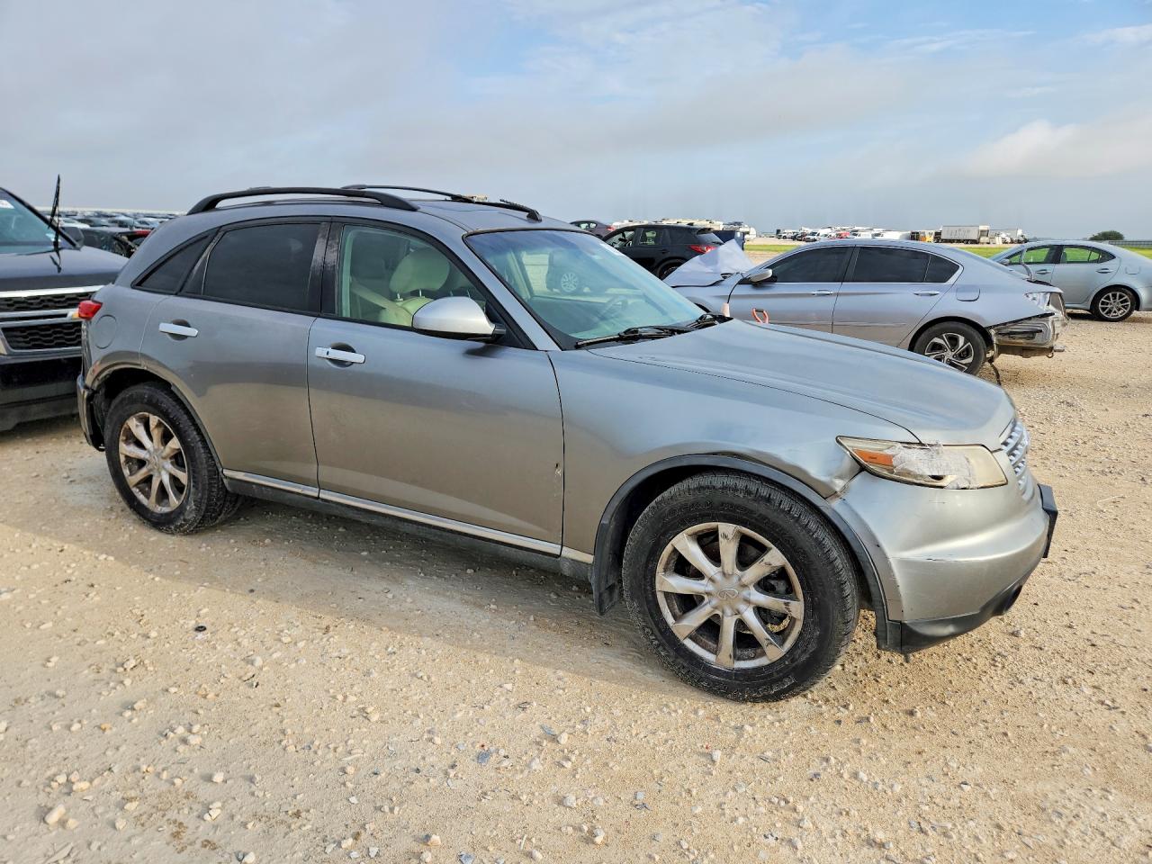 2008 Infiniti Fx35 Base Silver vin: JNRAS08W08X207255