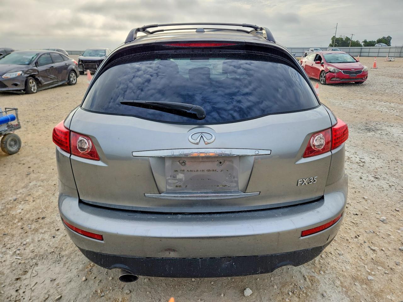 2008 Infiniti Fx35 Base Silver vin: JNRAS08W08X207255