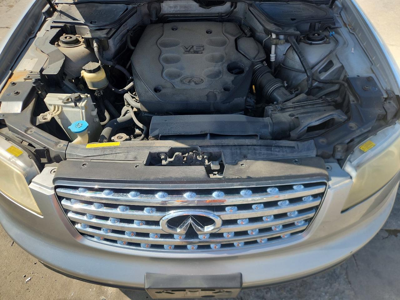 2003 Infiniti Fx35 Base Silver vin: JNRAS08W13X204194