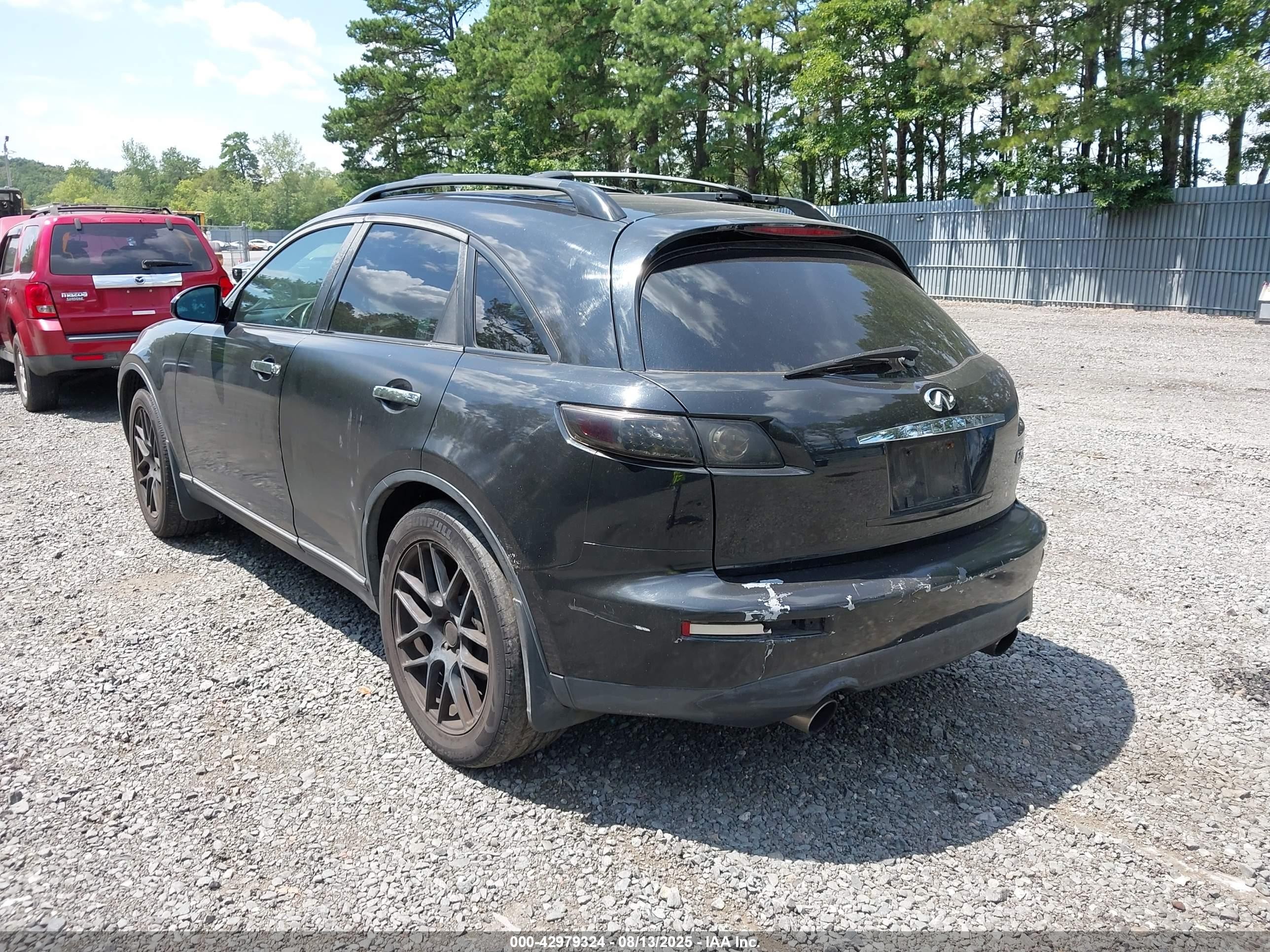 2004 Infiniti Fx35   Черный vin: JNRAS08W14X211485