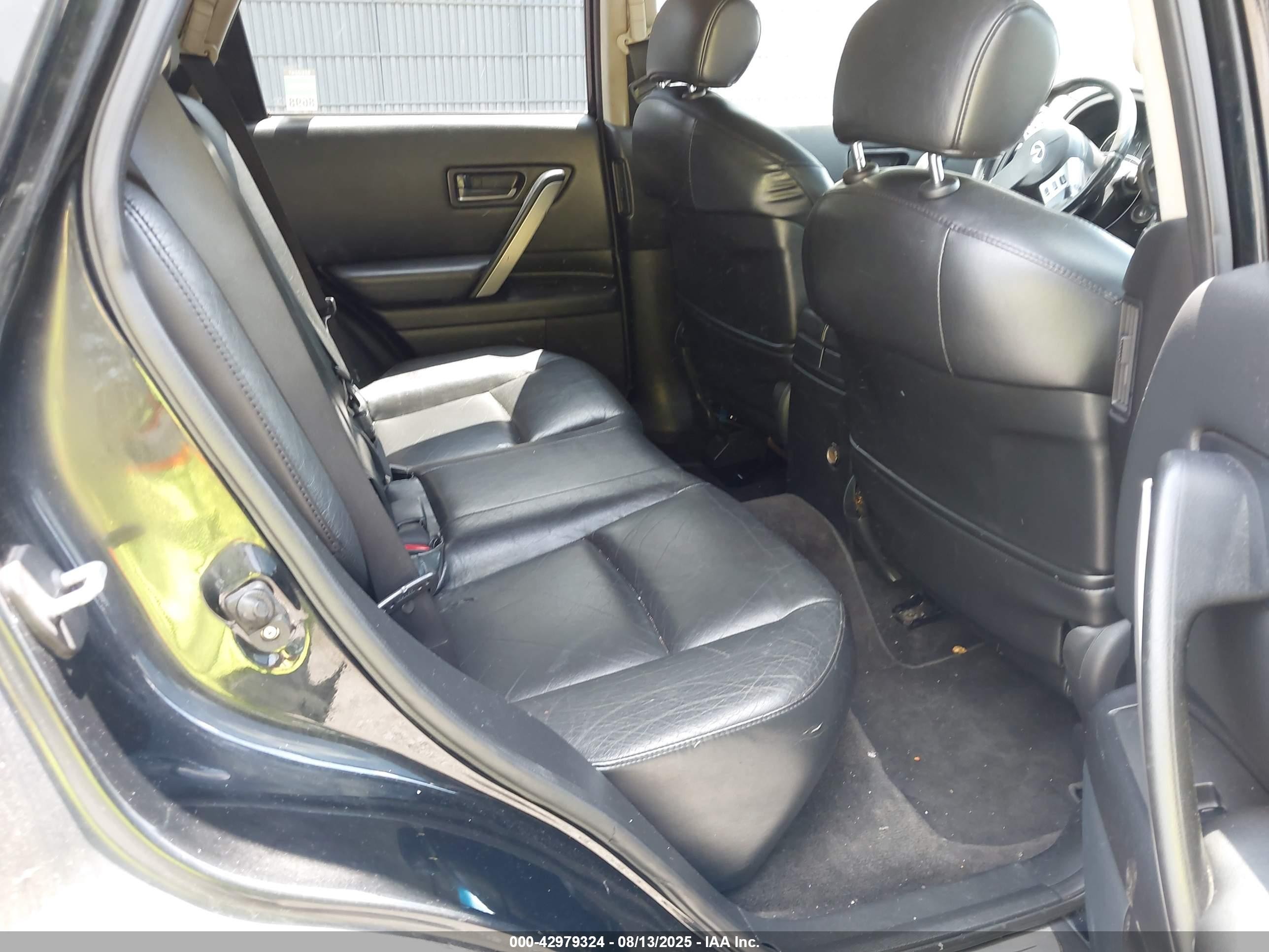 2004 Infiniti Fx35   Черный vin: JNRAS08W14X211485