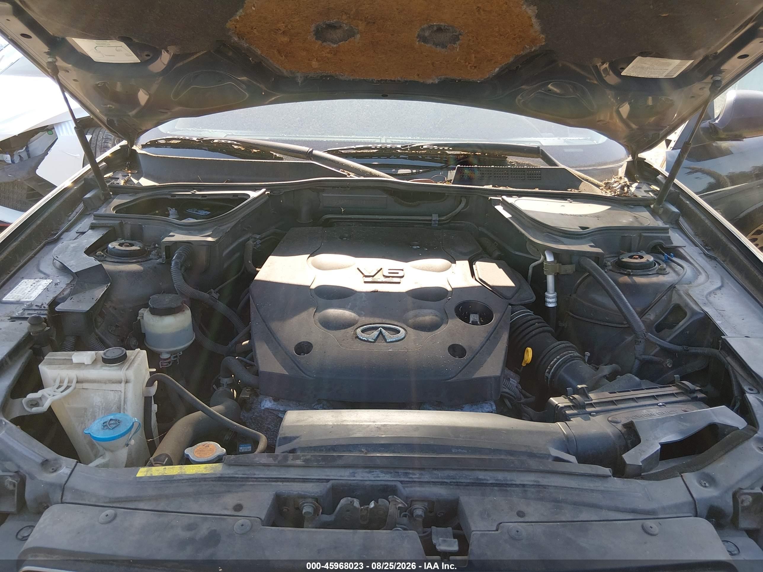 2004 Infiniti Fx35   Черный vin: JNRAS08W14X213236