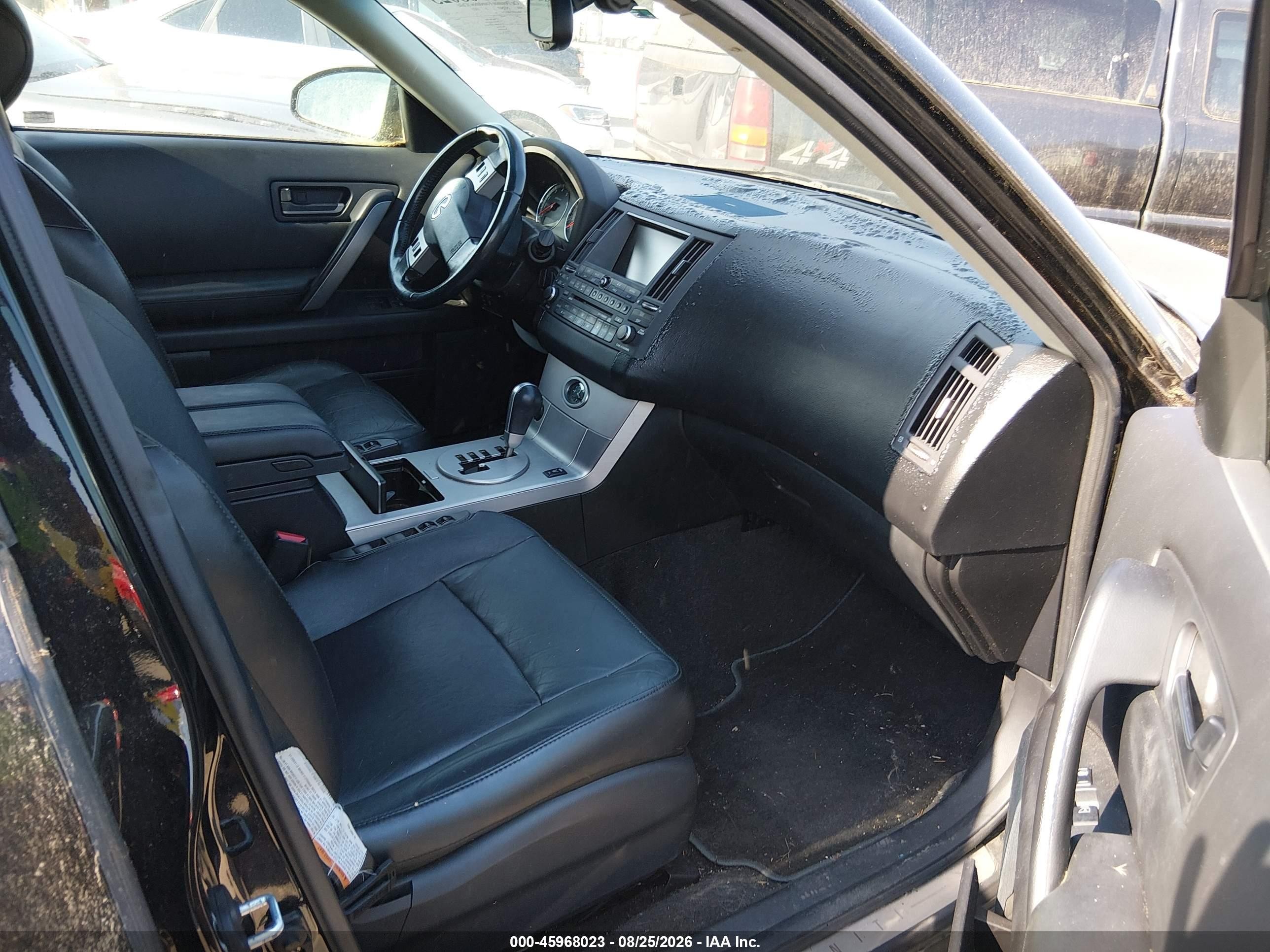 2004 Infiniti Fx35   Черный vin: JNRAS08W14X213236