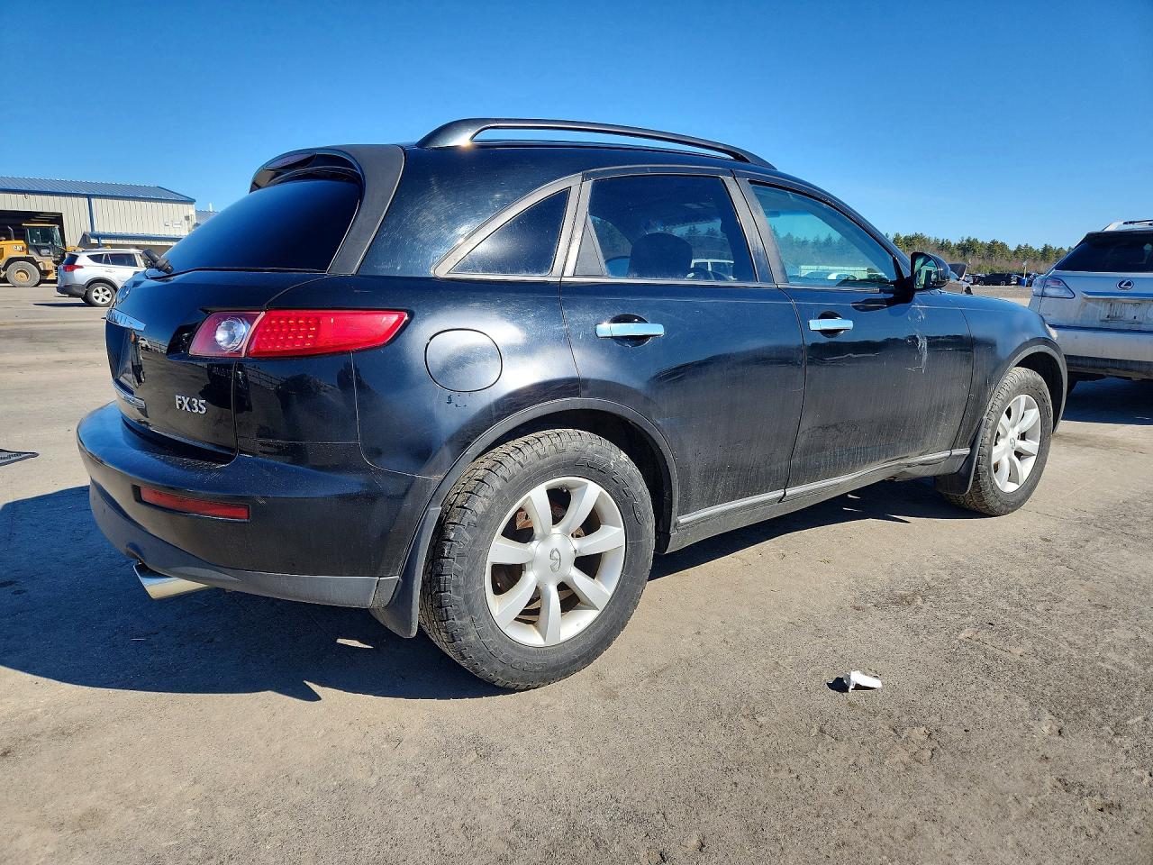 2005 Infiniti Fx35 Base Черный vin: JNRAS08W15X219717