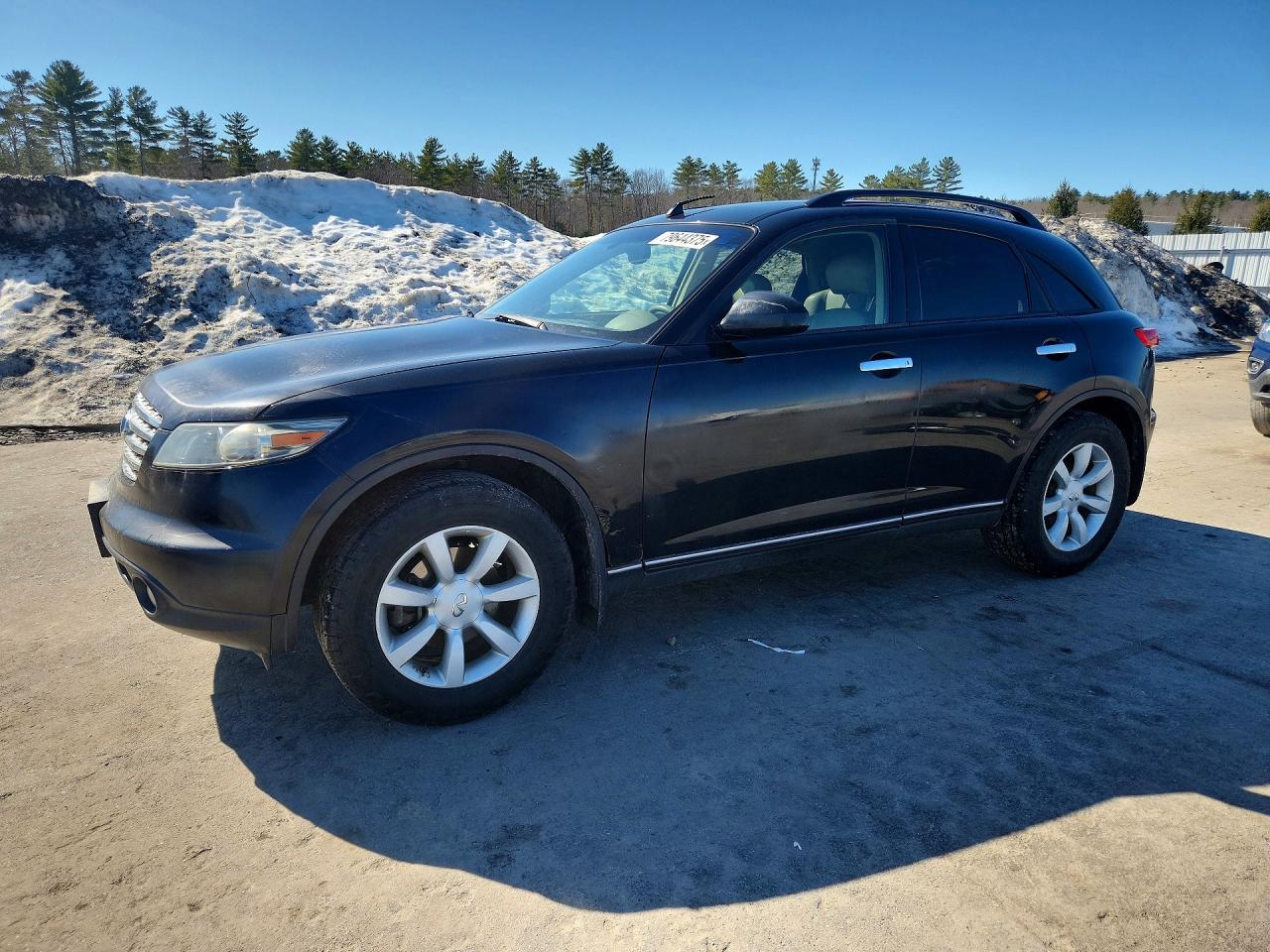 2005 Infiniti Fx35 Base Черный vin: JNRAS08W15X219717