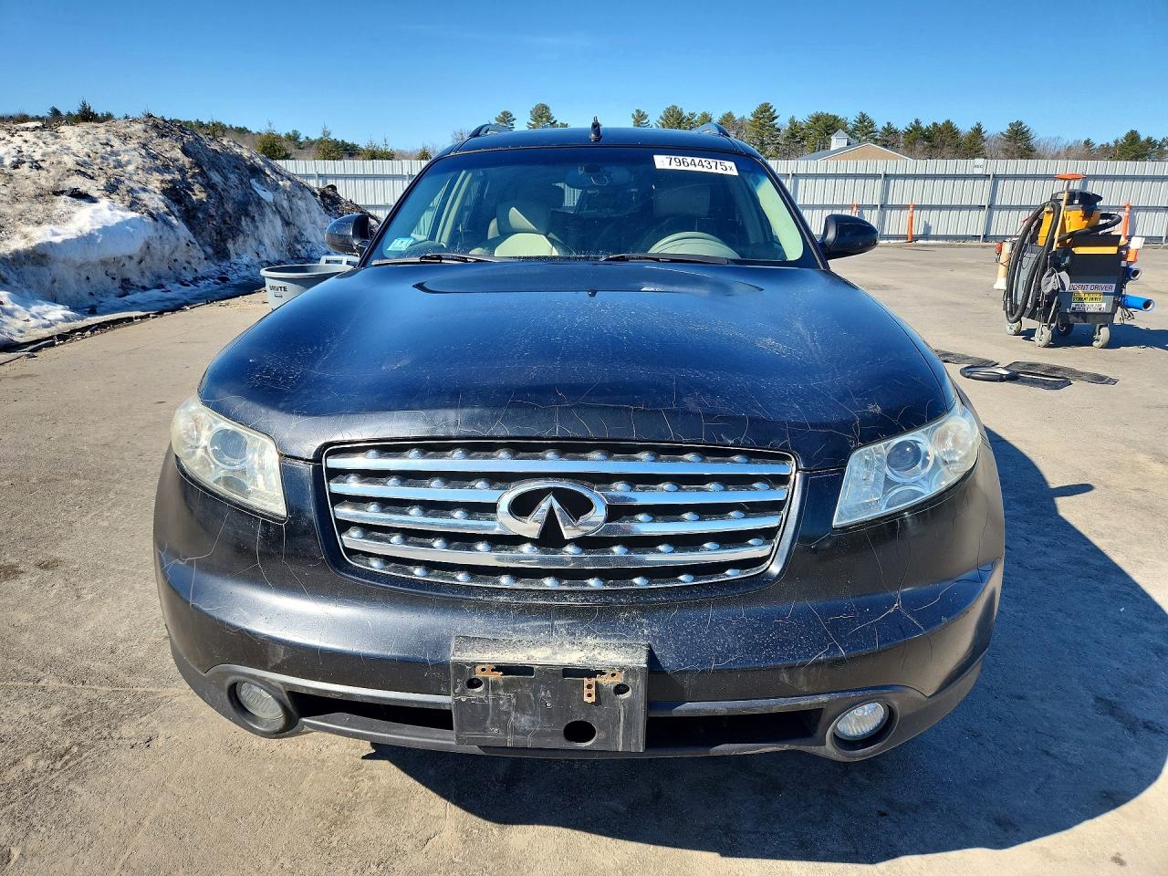 2005 Infiniti Fx35 Base Черный vin: JNRAS08W15X219717