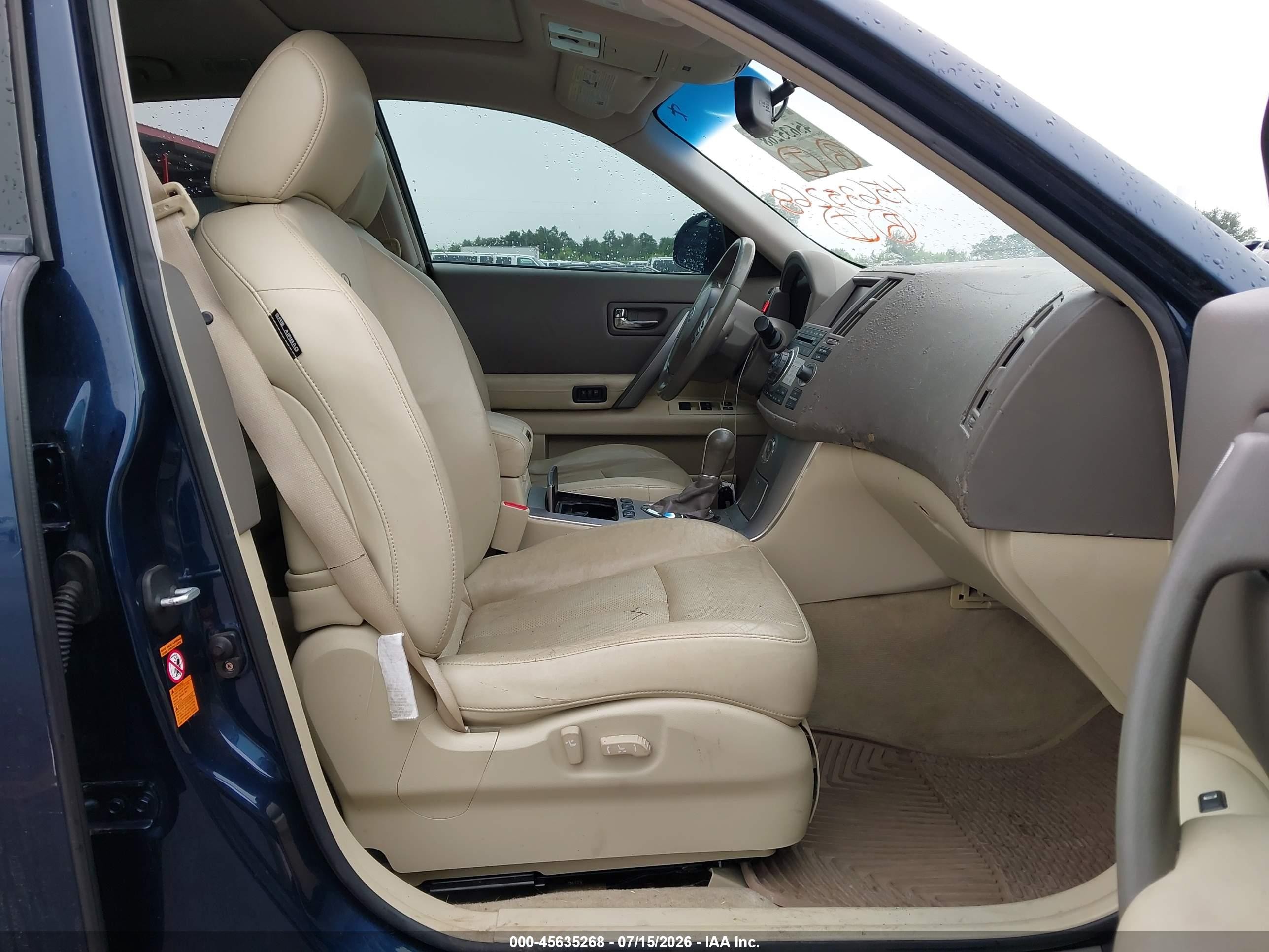 2006 Infiniti Fx35   Dark Blue vin: JNRAS08W16X205124