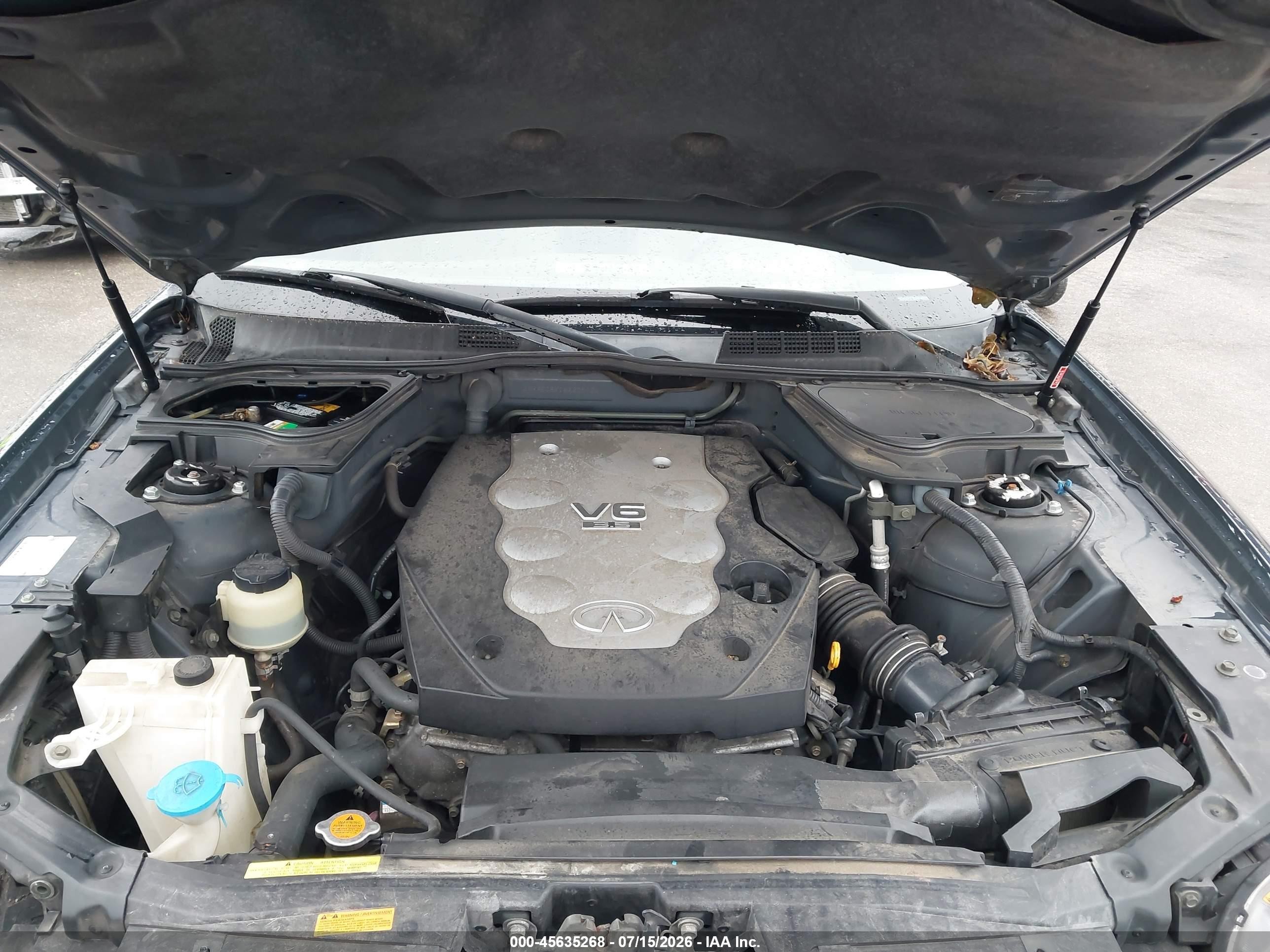 2006 Infiniti Fx35   Dark Blue vin: JNRAS08W16X205124