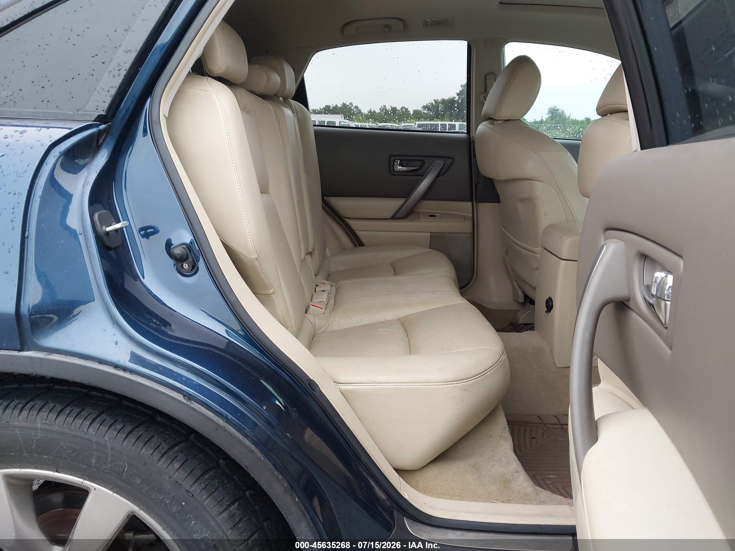 2006 Infiniti Fx35   Dark Blue vin: JNRAS08W16X205124