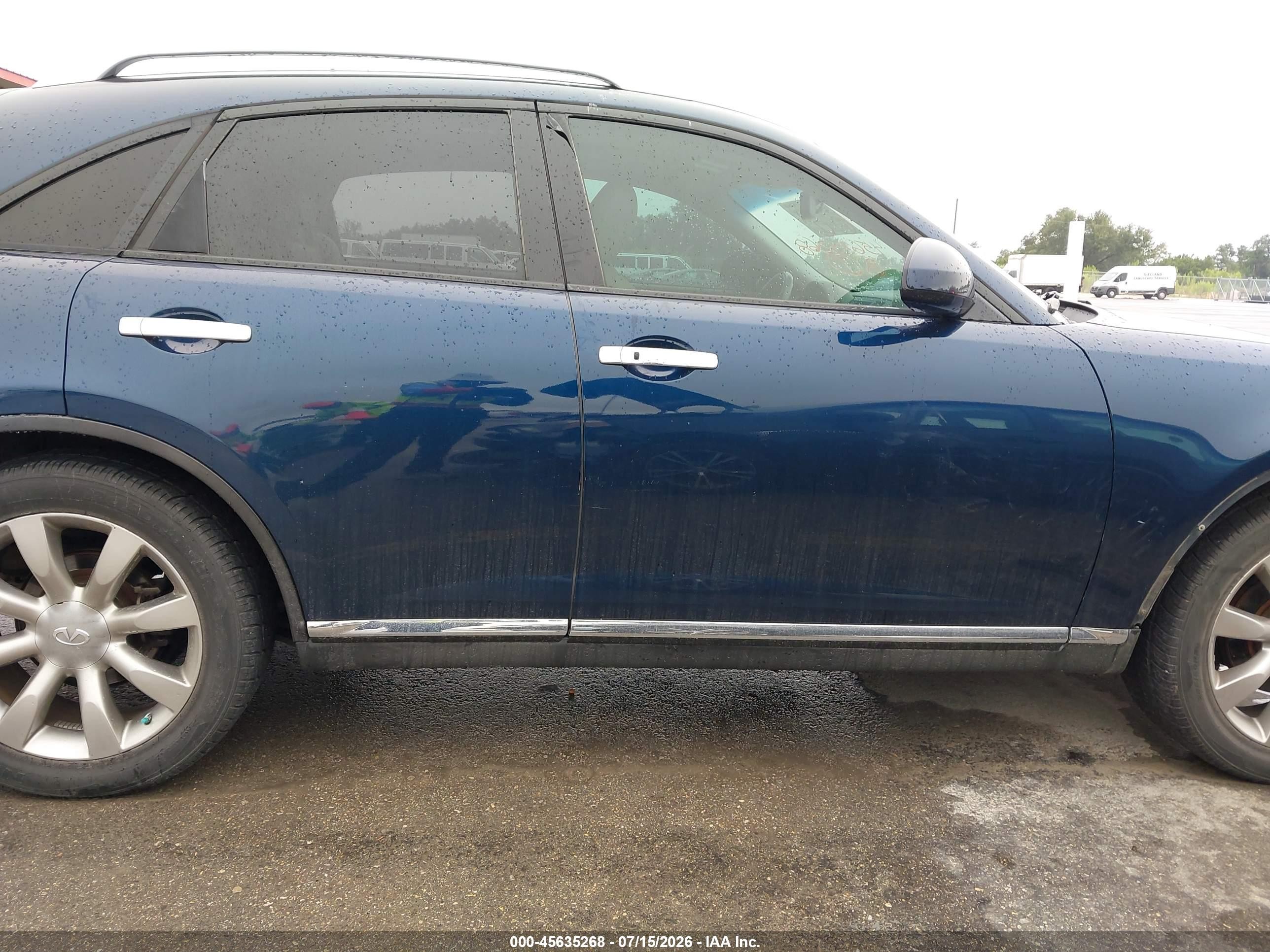 2006 Infiniti Fx35   Dark Blue vin: JNRAS08W16X205124
