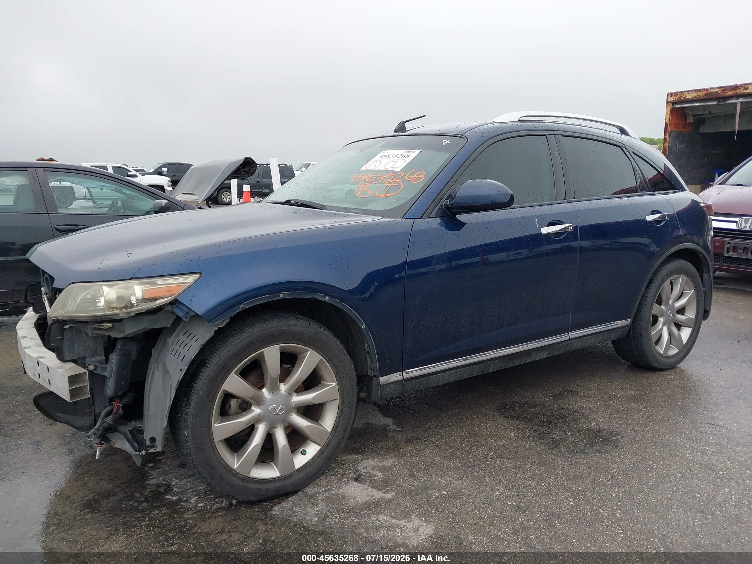 2006 Infiniti Fx35   Dark Blue vin: JNRAS08W16X205124