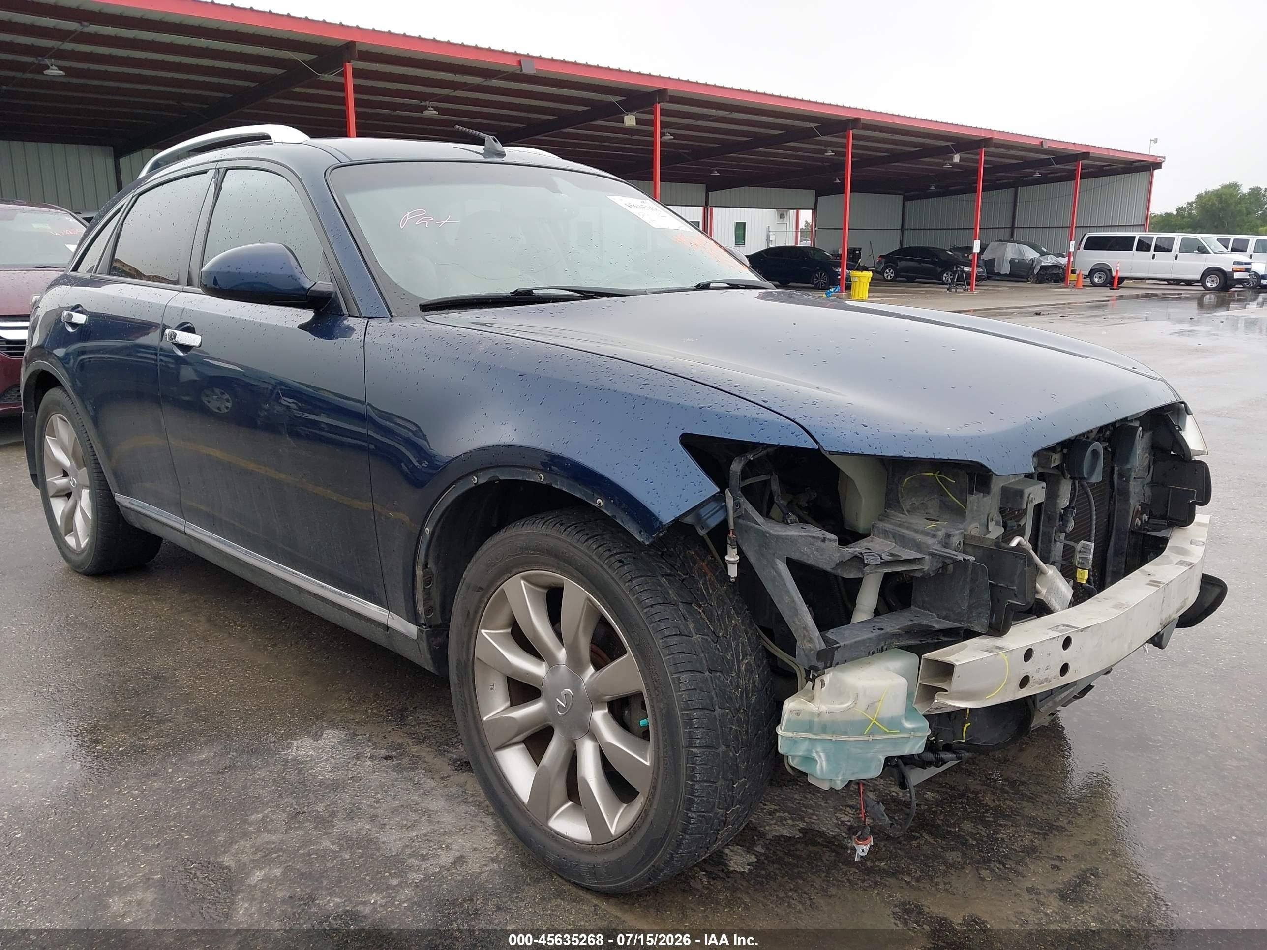 2006 Infiniti Fx35   Dark Blue vin: JNRAS08W16X205124