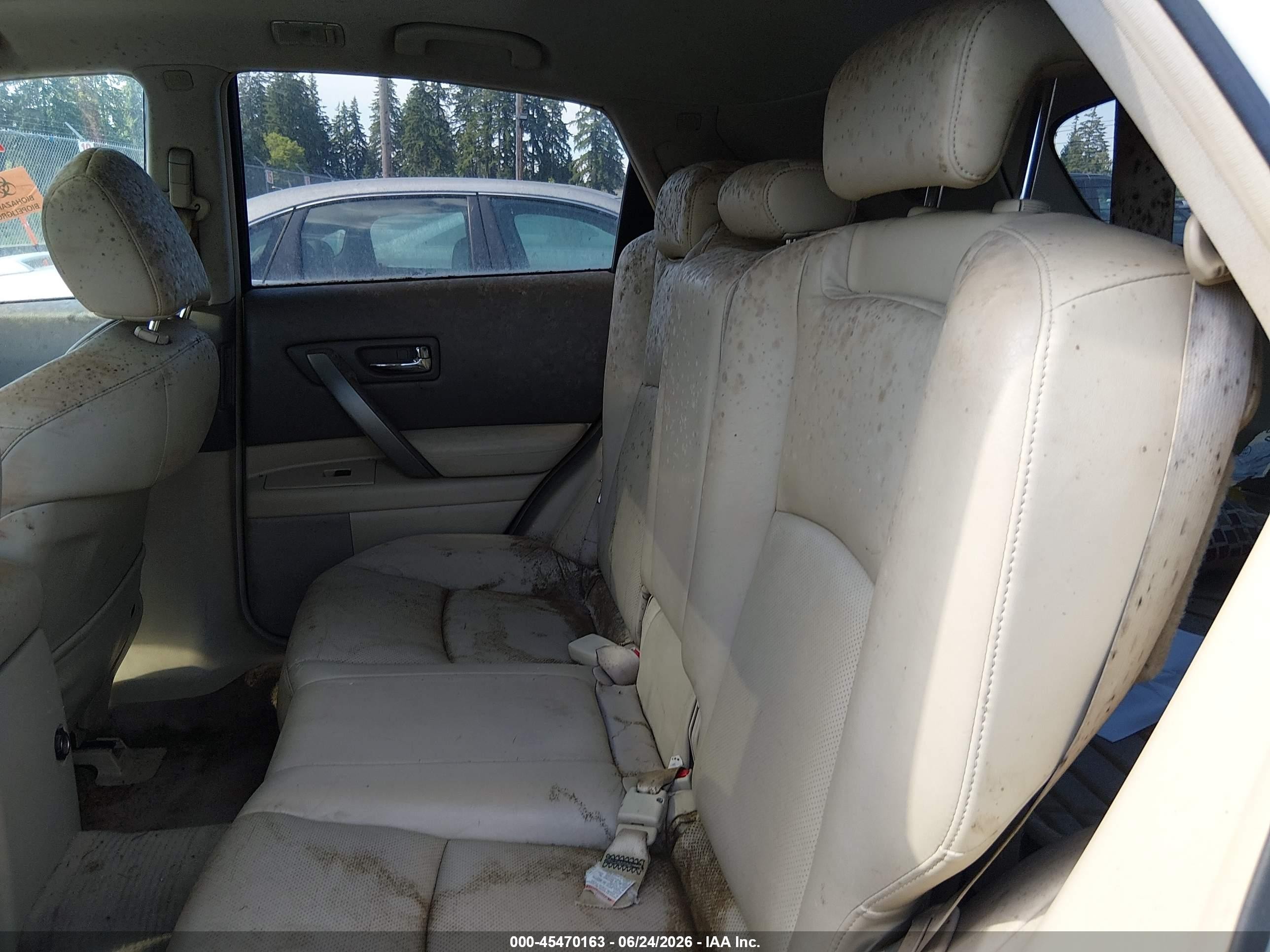 2007 Infiniti Fx35   White vin: JNRAS08W17X208719