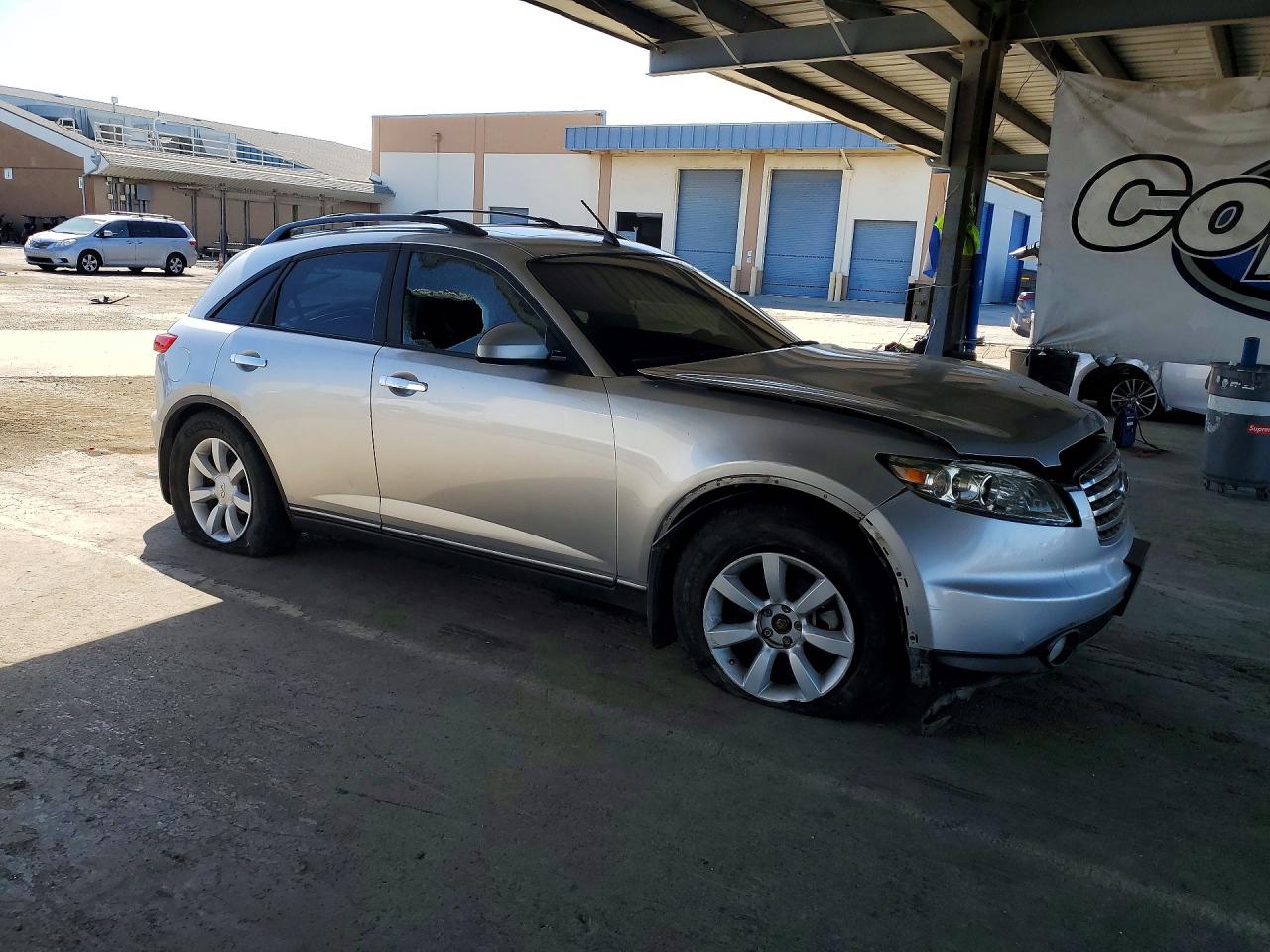 2003 Infiniti Fx35 Base Silver vin: JNRAS08W23X205287