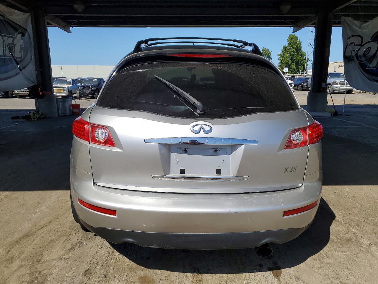 2003 Infiniti Fx35 Base Silver vin: JNRAS08W23X205287