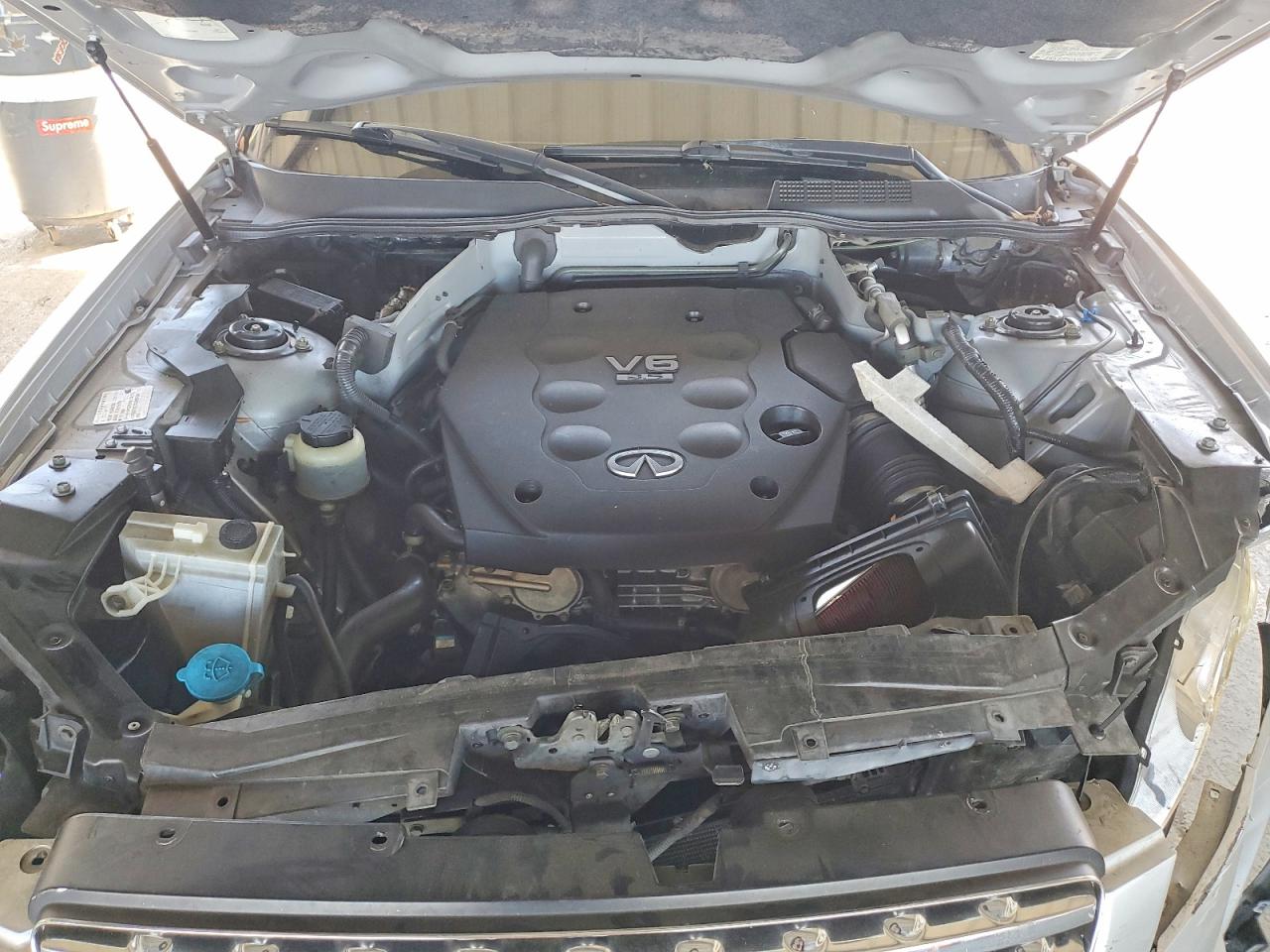 2003 Infiniti Fx35 Base Silver vin: JNRAS08W23X205287