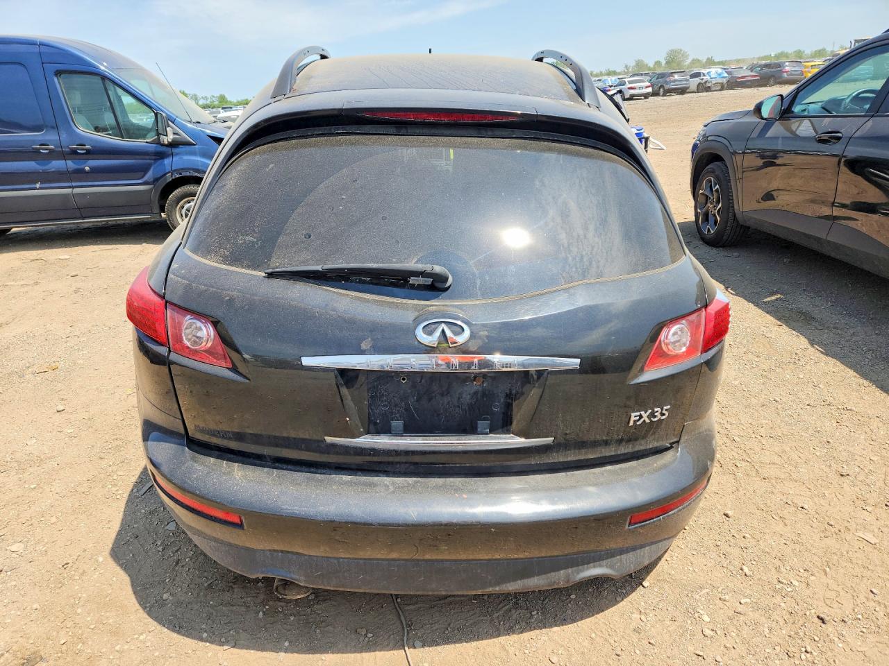 2004 Infiniti Fx35 Base Black vin: JNRAS08W24X224195