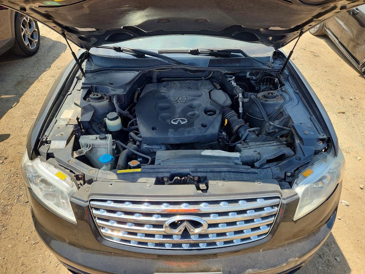 2004 Infiniti Fx35 Base Black vin: JNRAS08W24X224195