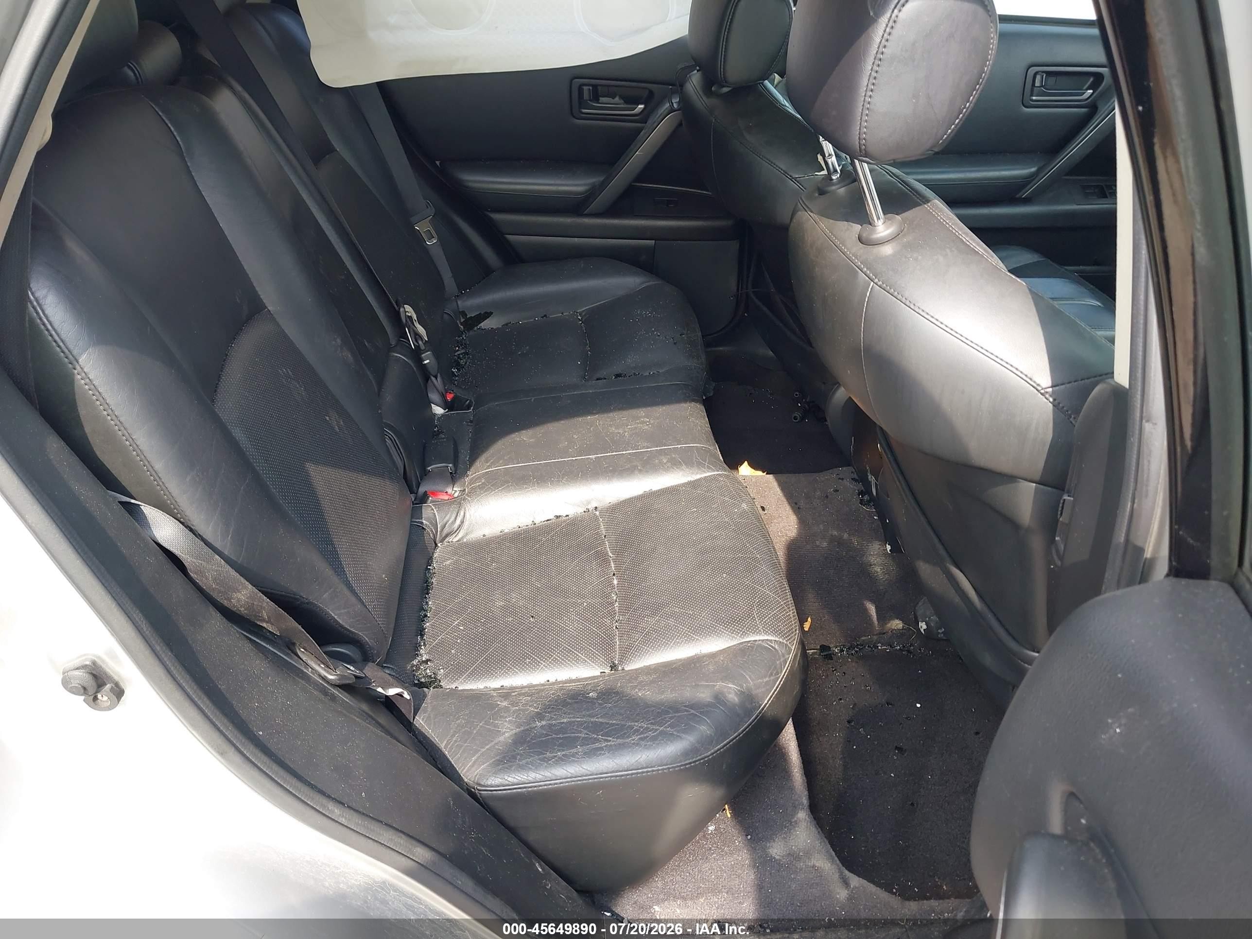2005 Infiniti Fx35   Silver vin: JNRAS08W25X206099