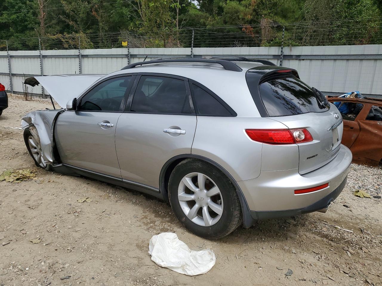 2005 Infiniti Fx35 Base Silver vin: JNRAS08W25X215773