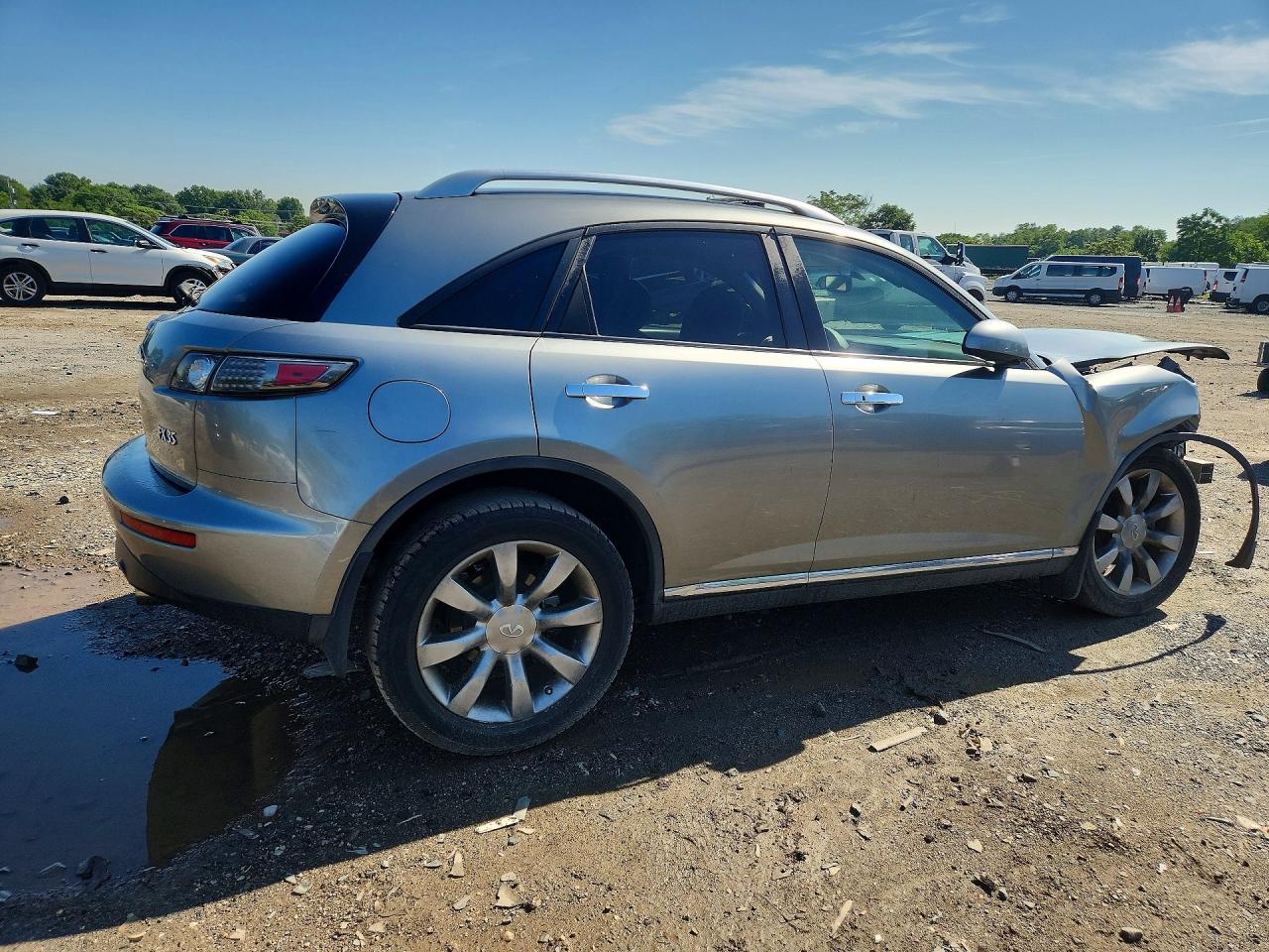 2007 Infiniti Fx35 Base Gray vin: JNRAS08W27X203965