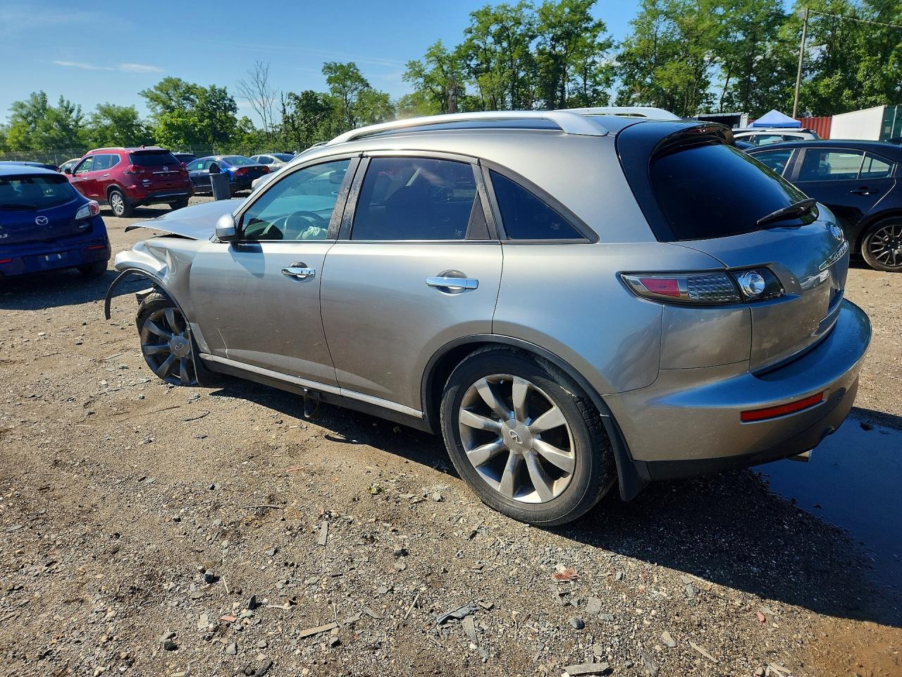 2007 Infiniti Fx35 Base Gray vin: JNRAS08W27X203965