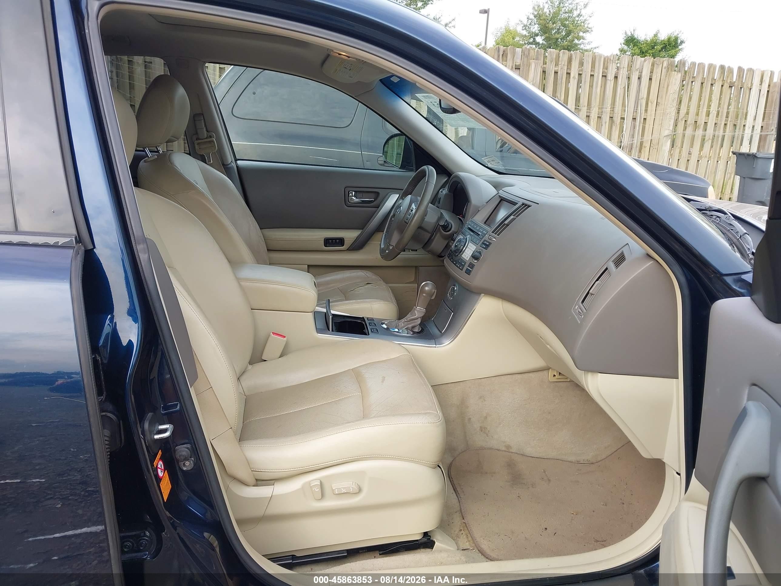 2007 Infiniti Fx35   Dark Blue vin: JNRAS08W27X205487