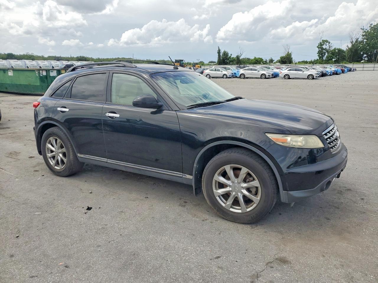 2007 Infiniti Fx35 Base Черный vin: JNRAS08W27X207272