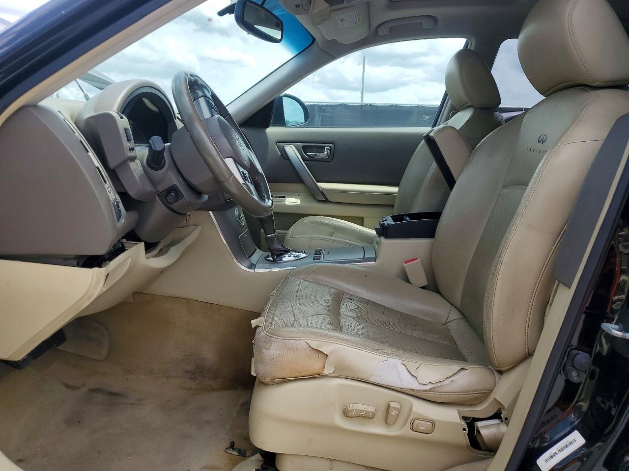 2007 Infiniti Fx35 Base Черный vin: JNRAS08W27X207272