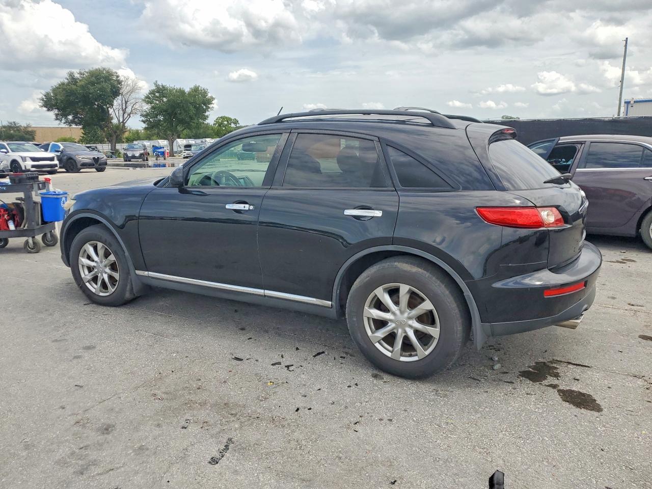 2007 Infiniti Fx35 Base Черный vin: JNRAS08W27X207272