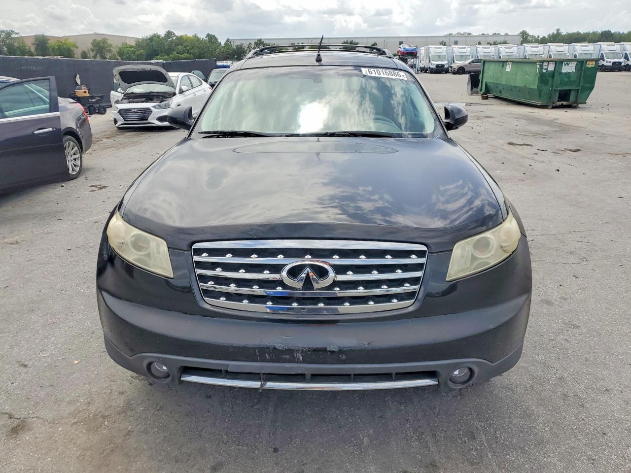 2007 Infiniti Fx35 Base Черный vin: JNRAS08W27X207272