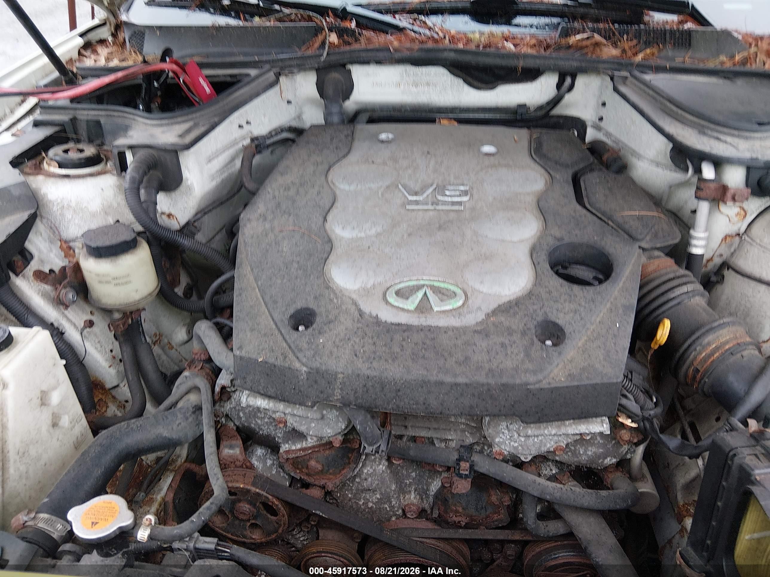 2008 Infiniti Fx35   White vin: JNRAS08W28X208312