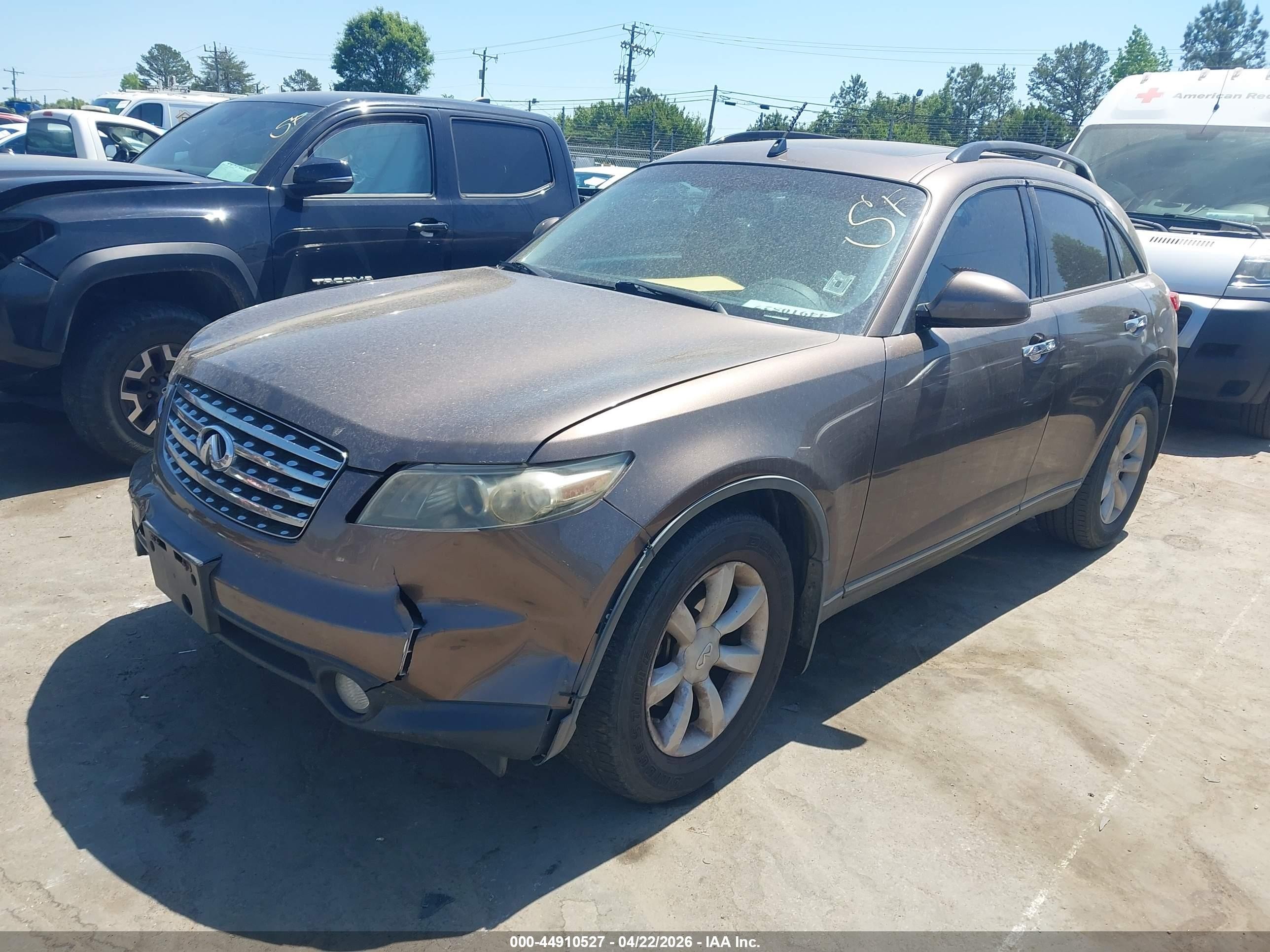 2004 Infiniti Fx35   Brown vin: JNRAS08W34X210337