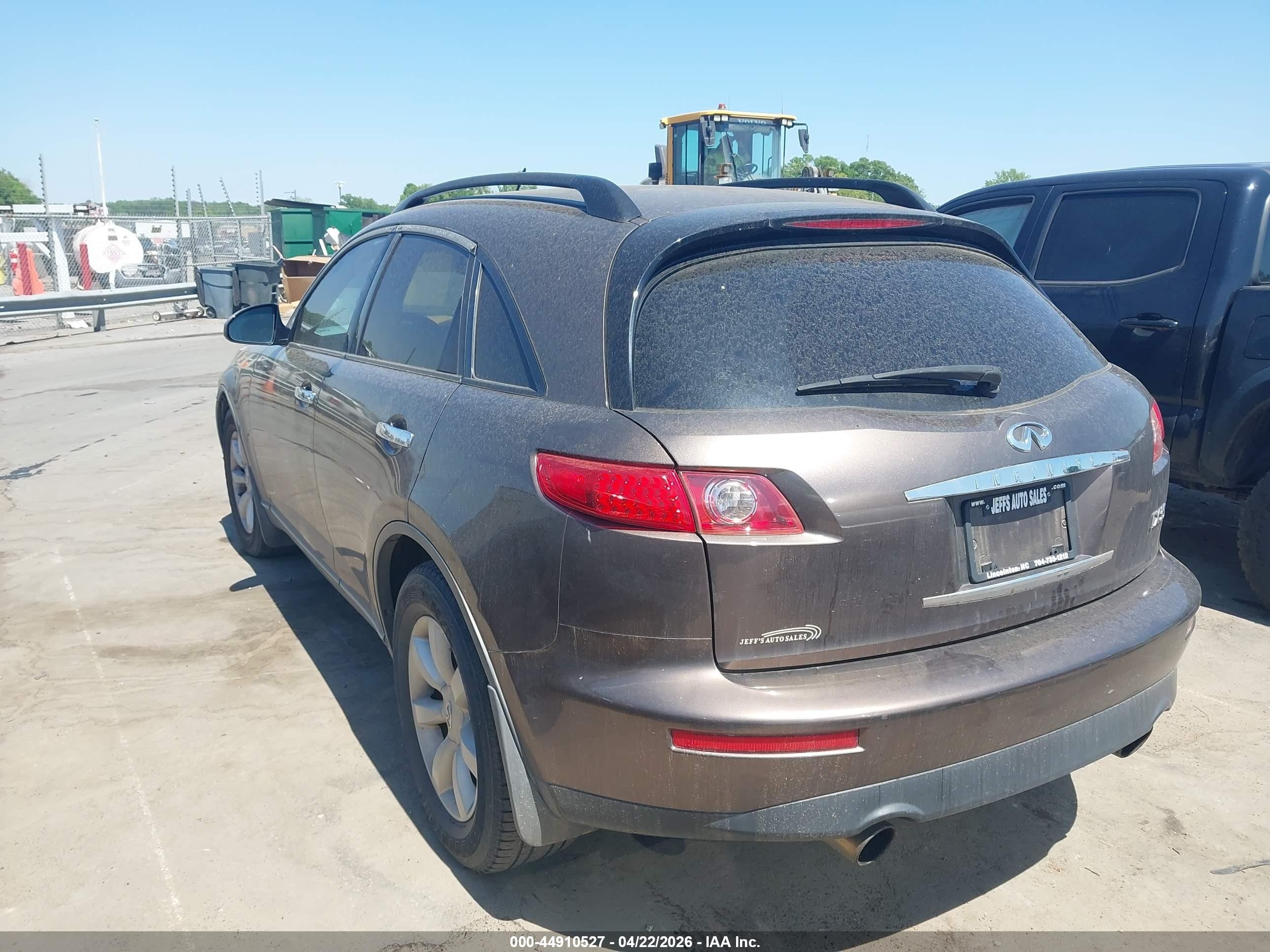 2004 Infiniti Fx35   Brown vin: JNRAS08W34X210337