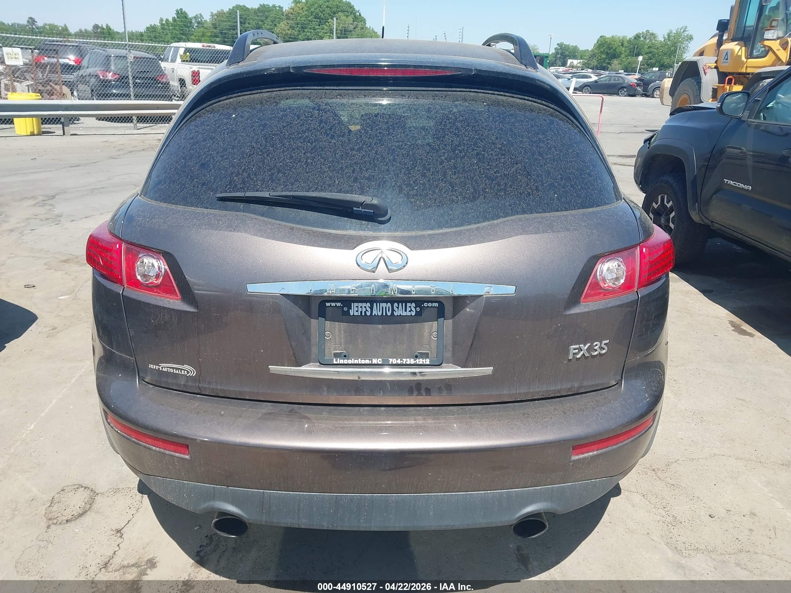 2004 Infiniti Fx35   Brown vin: JNRAS08W34X210337