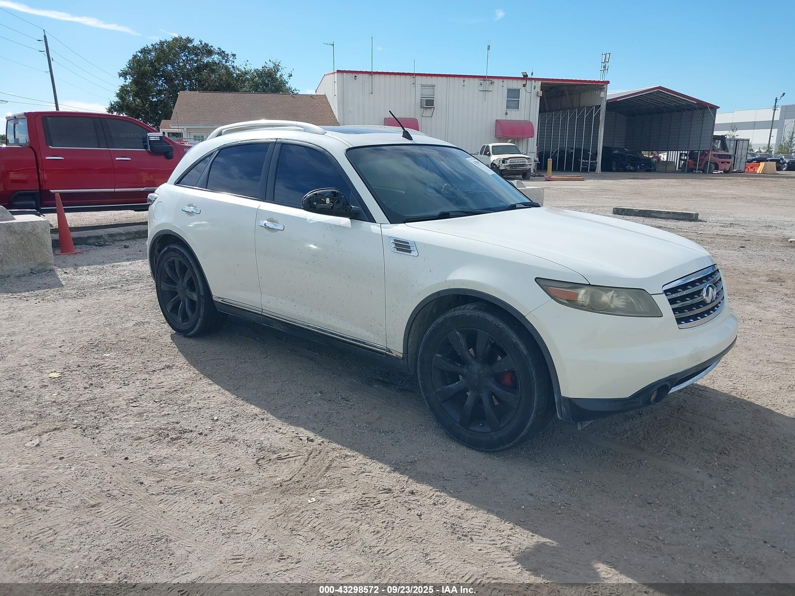 2006 Infiniti Fx35   White vin: JNRAS08W36X203102