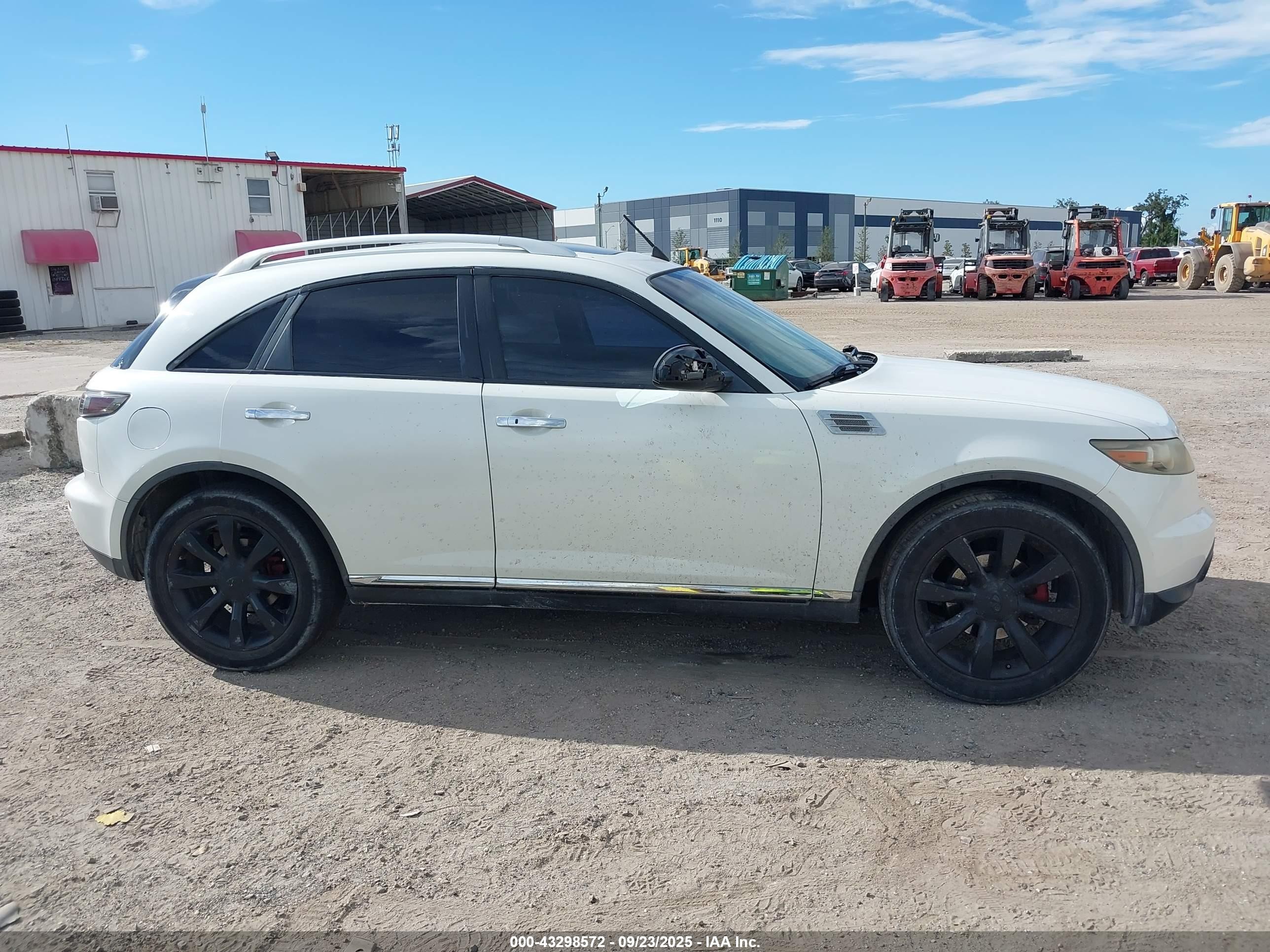 2006 Infiniti Fx35   White vin: JNRAS08W36X203102