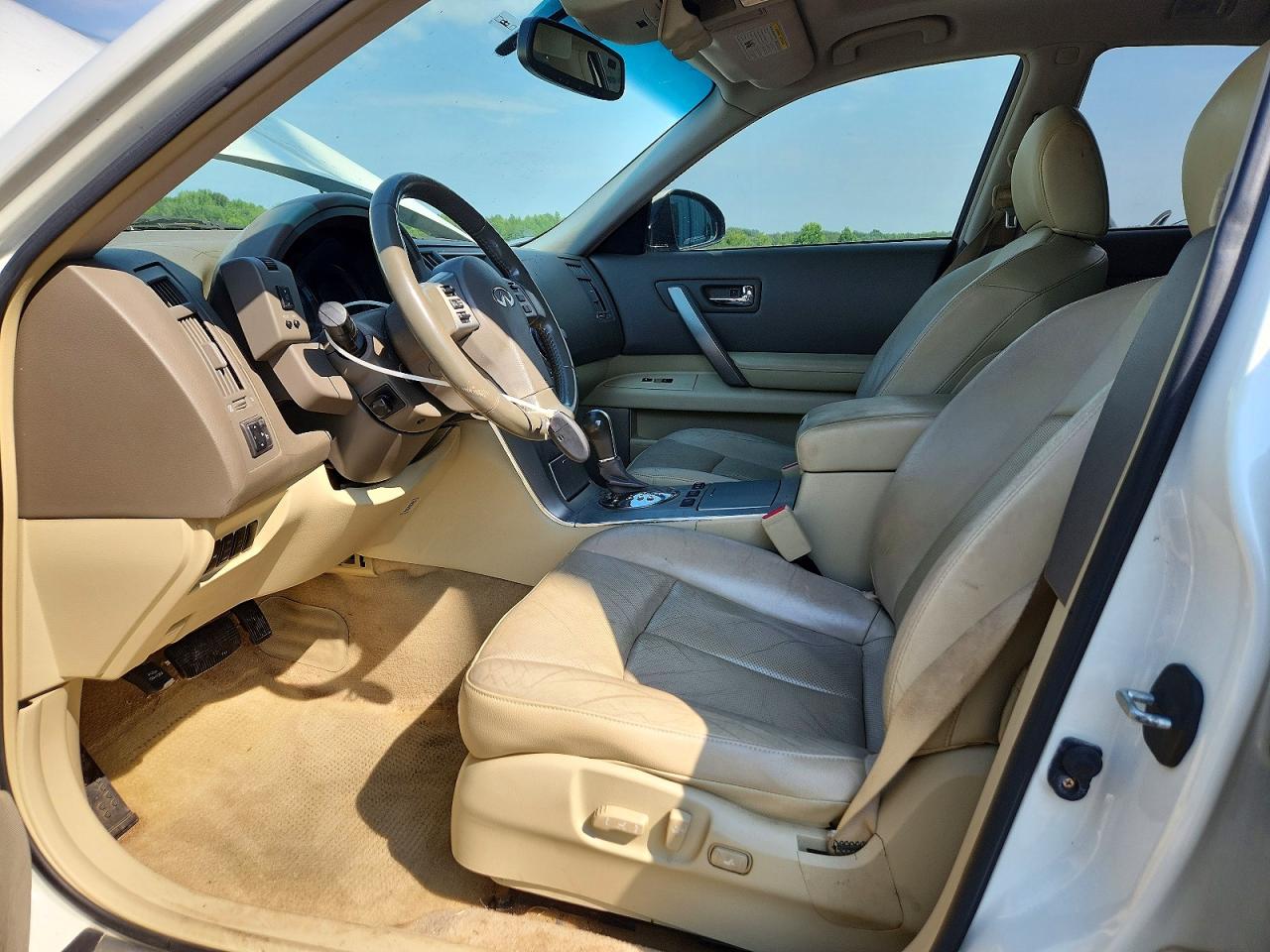 2006 Infiniti Fx35 Base White vin: JNRAS08W36X207764